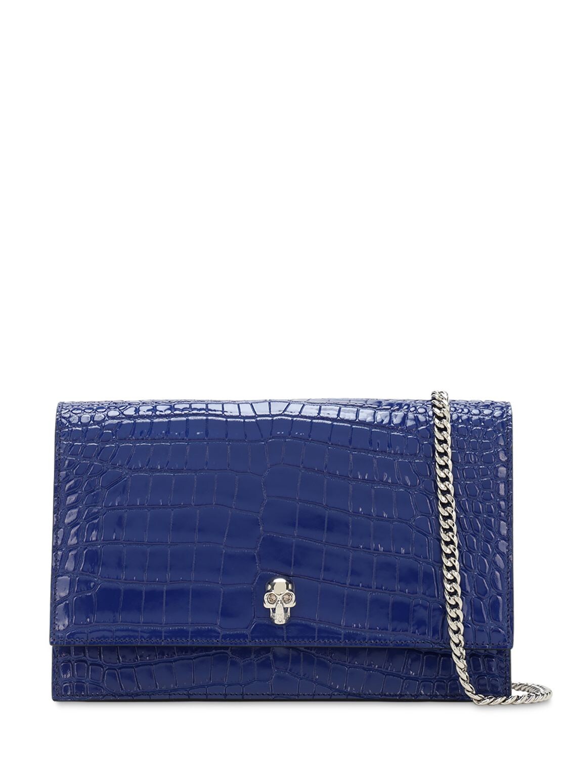 alexander mcqueen blue bag