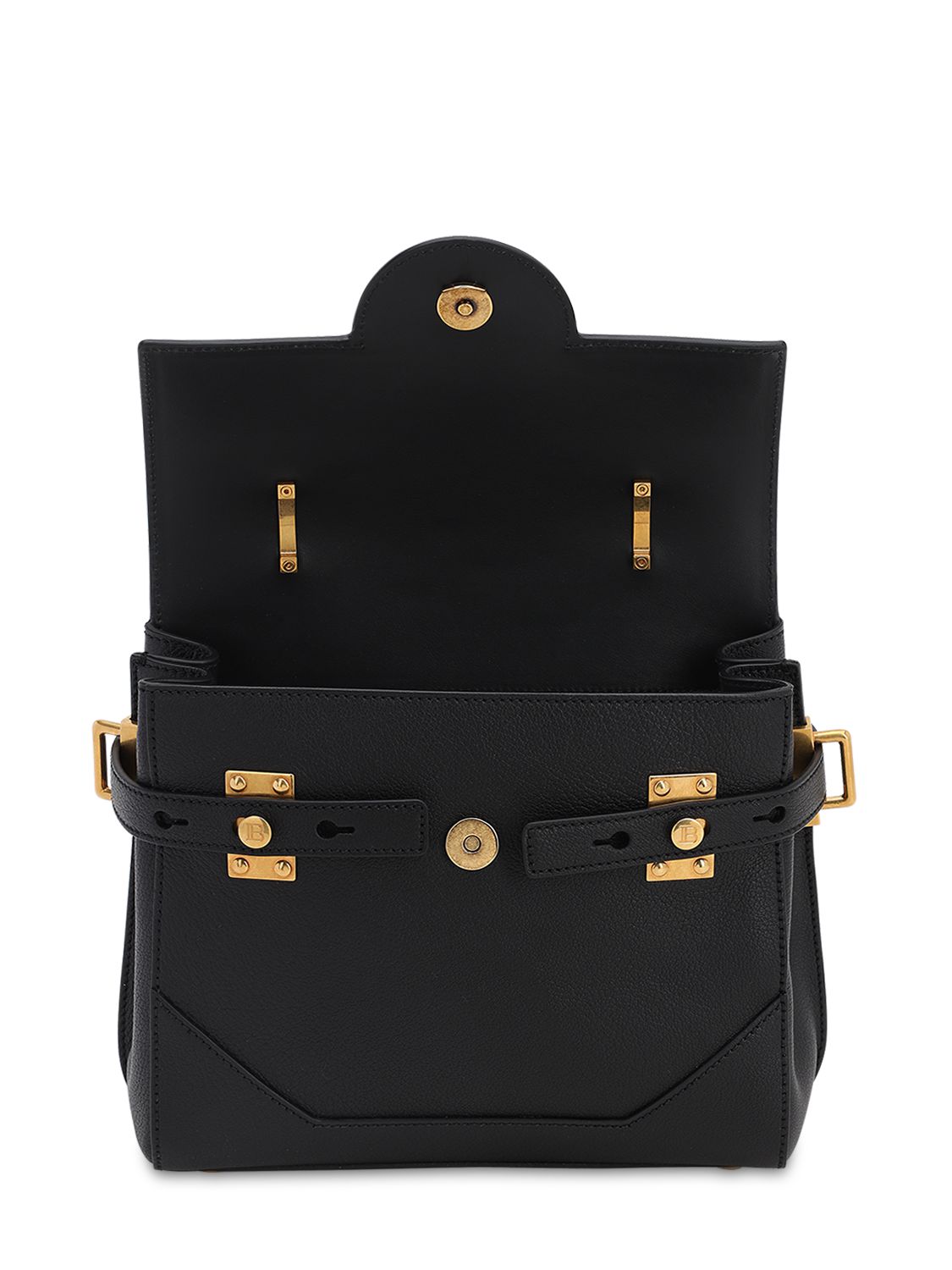 balmain 黑色 b-buzz 23 皮革单肩包