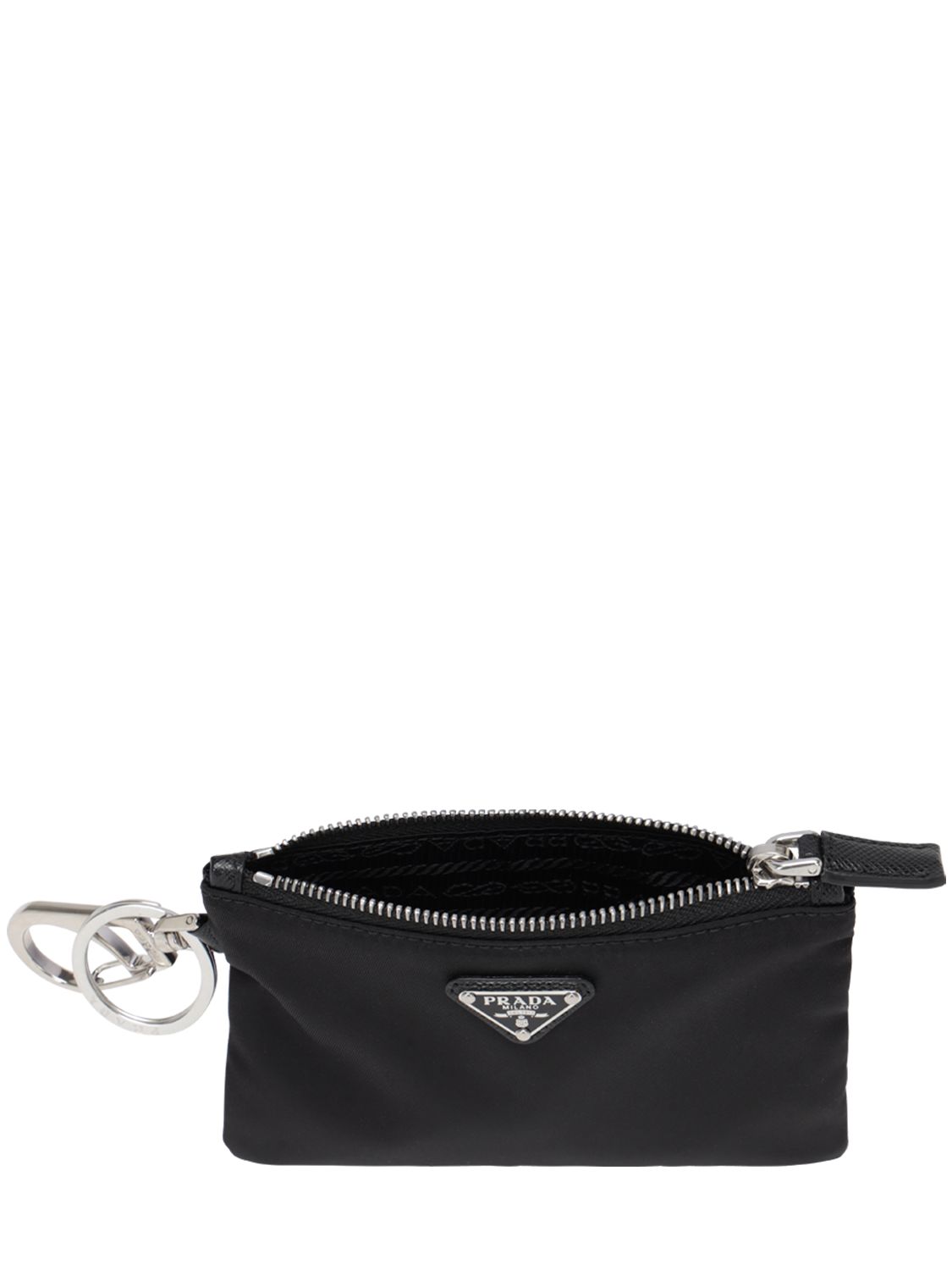 prada nylon zip pouch