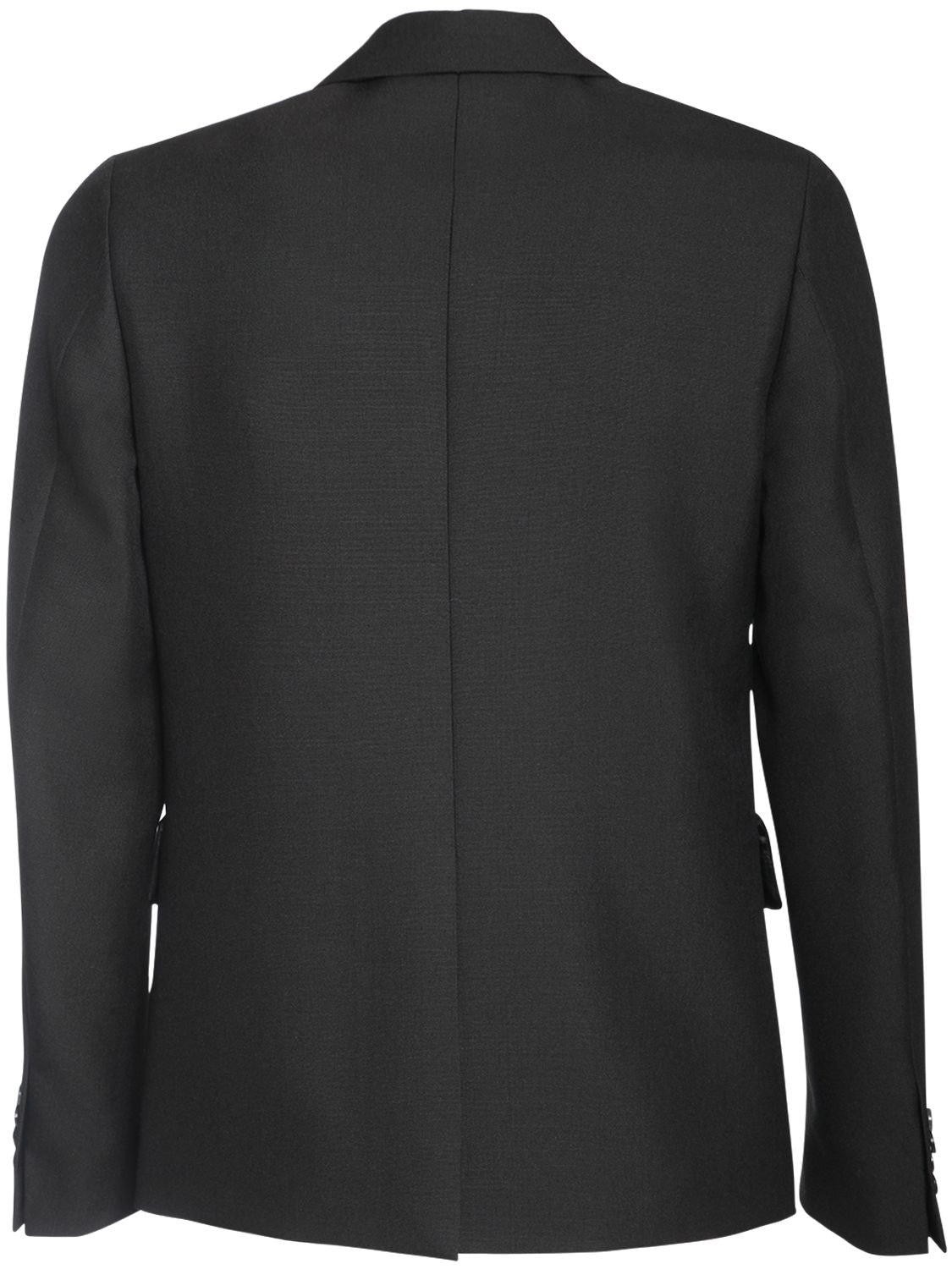 Prada Panama Wool & Mohair Jacket In Black | ModeSens