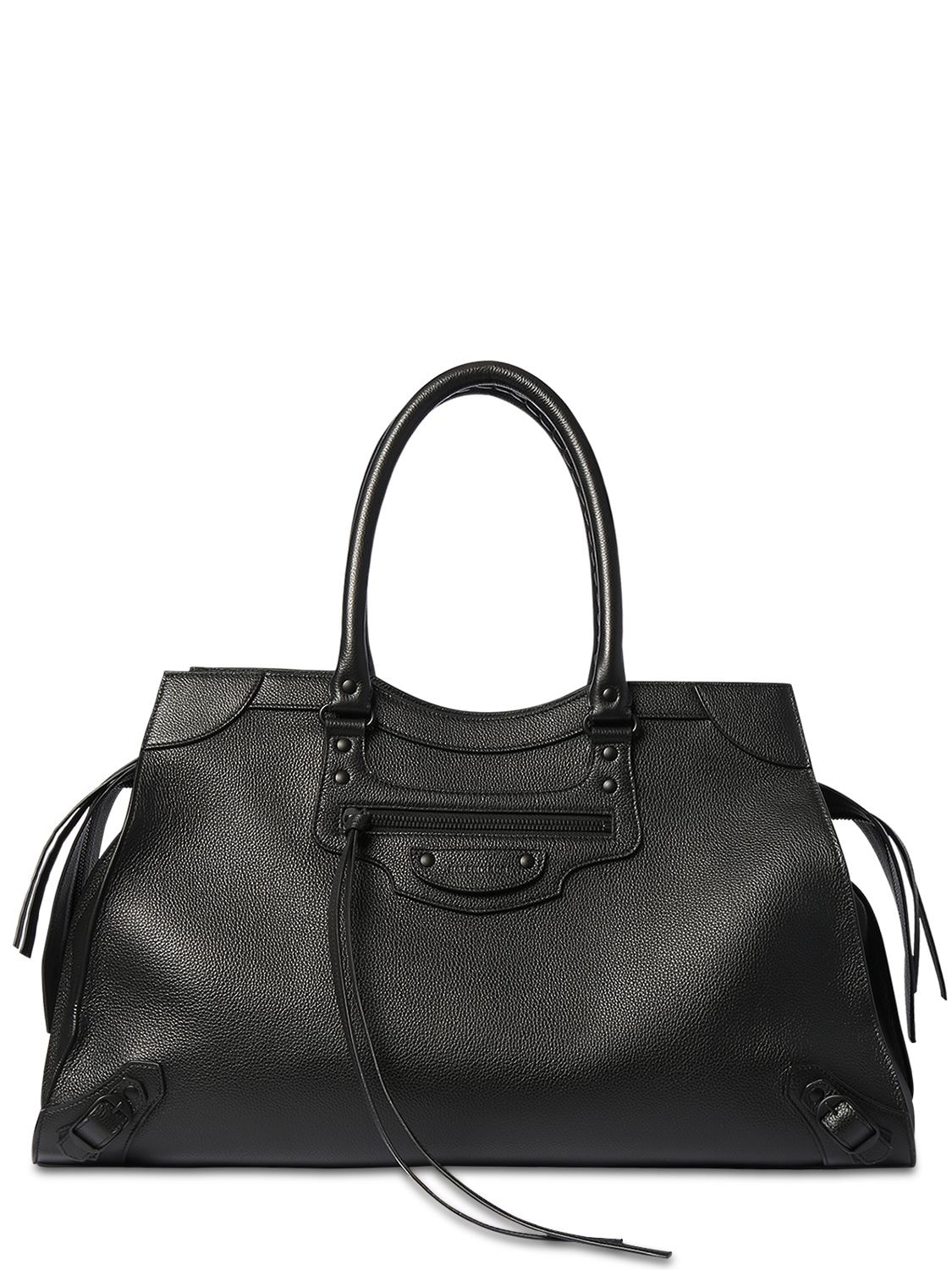 Neo Classic Grained Leather City Bag – MEN > BAGS > DUFFLE BAGS