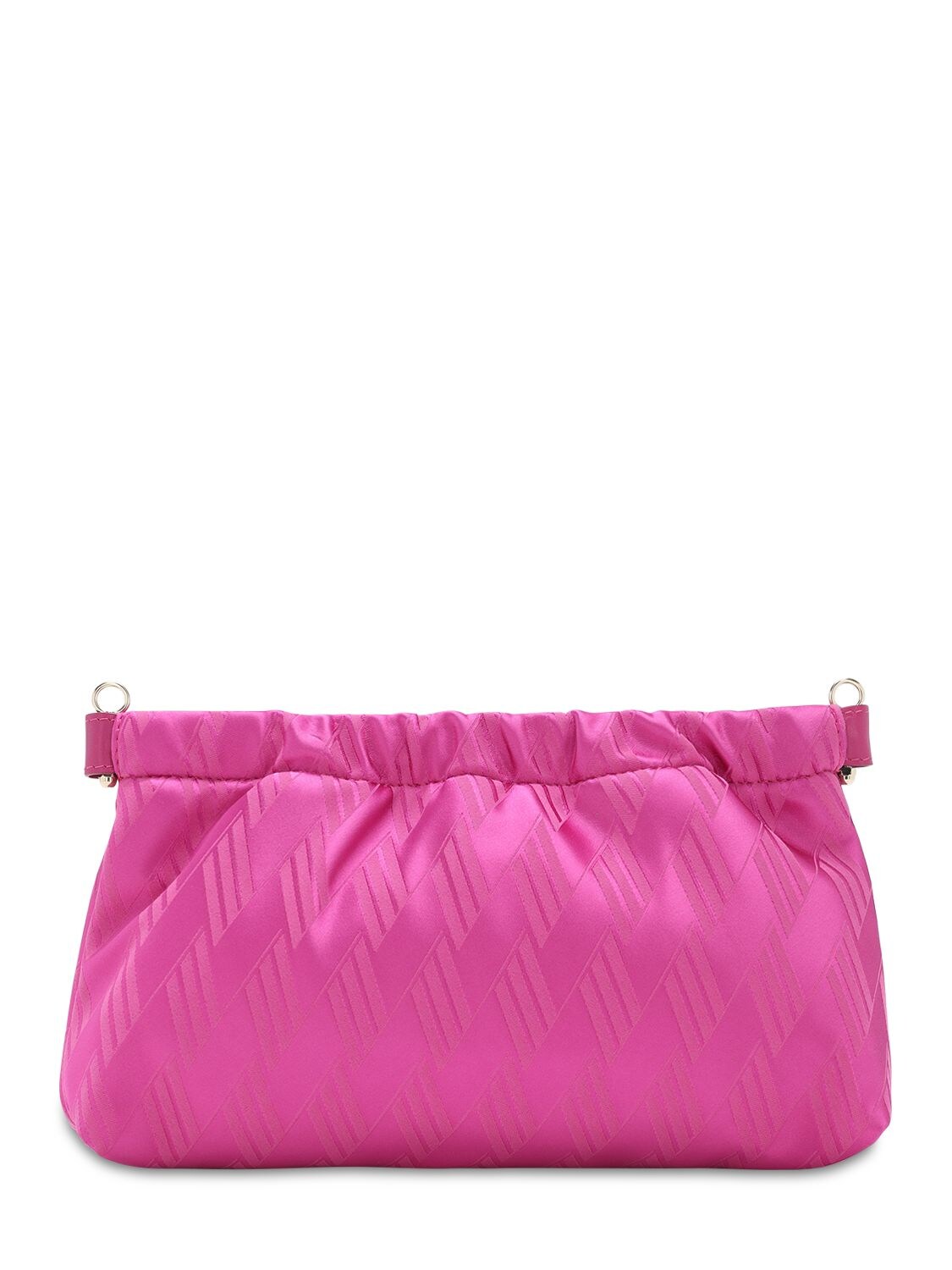 Attico Fluid Jacquard Clutch In Ciclamino