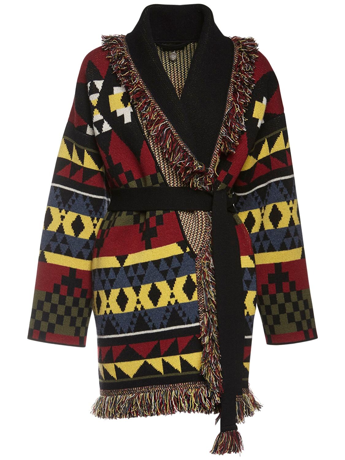 Alanui Seattle Sound Knit Cashmere Jacket In Multicolor