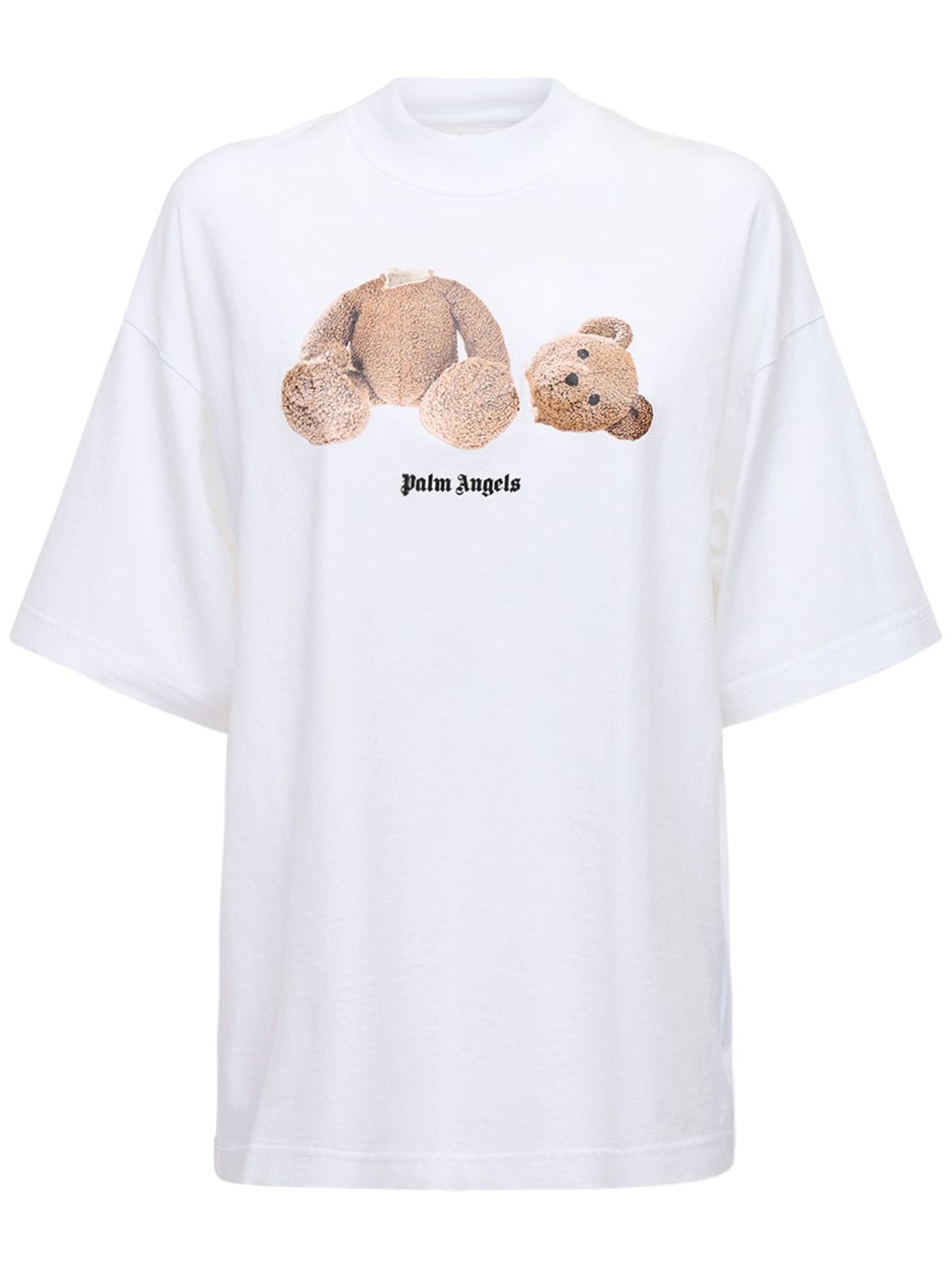 Image of Bear Loose Cotton Jersey T-shirt
