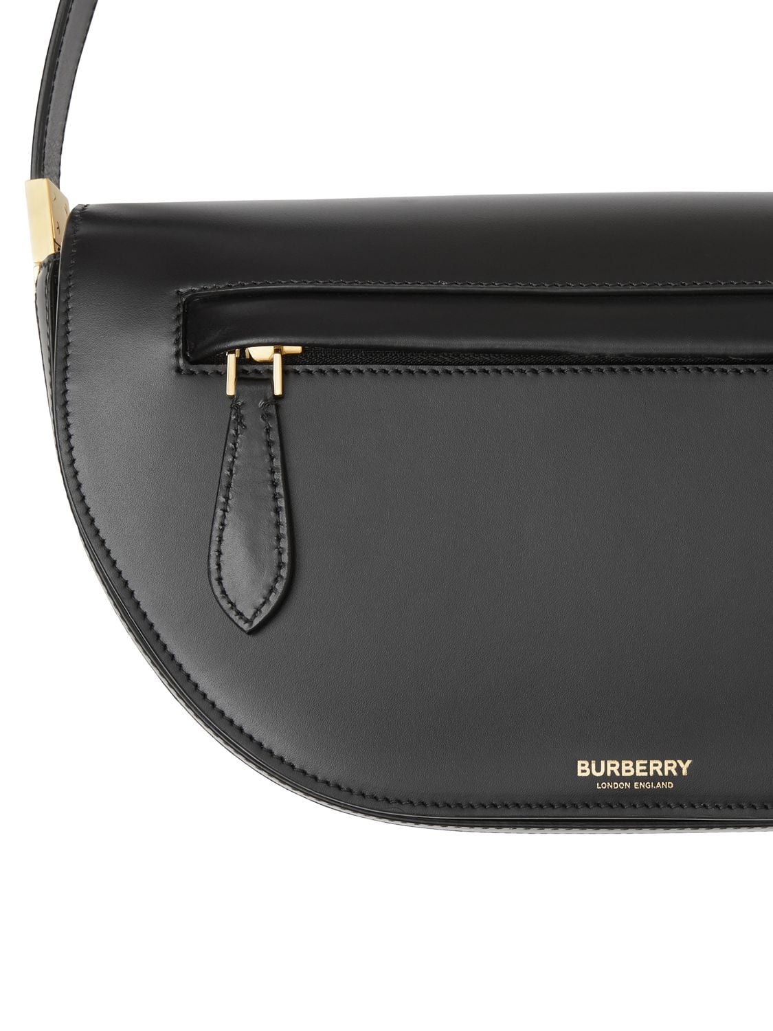 black leather burberry bag