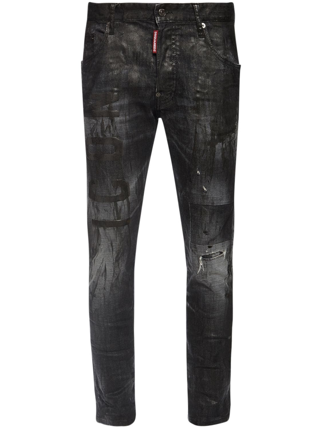 waxed cotton jeans