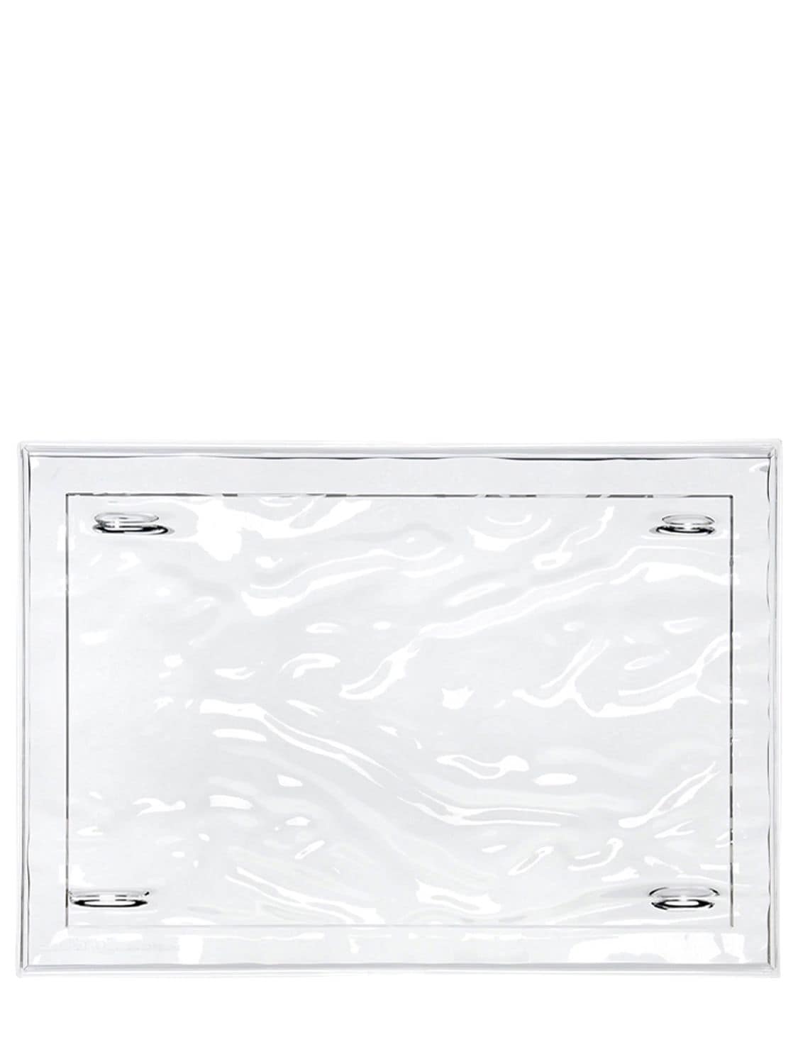 Shop Kartell Dune Tray In Transparent