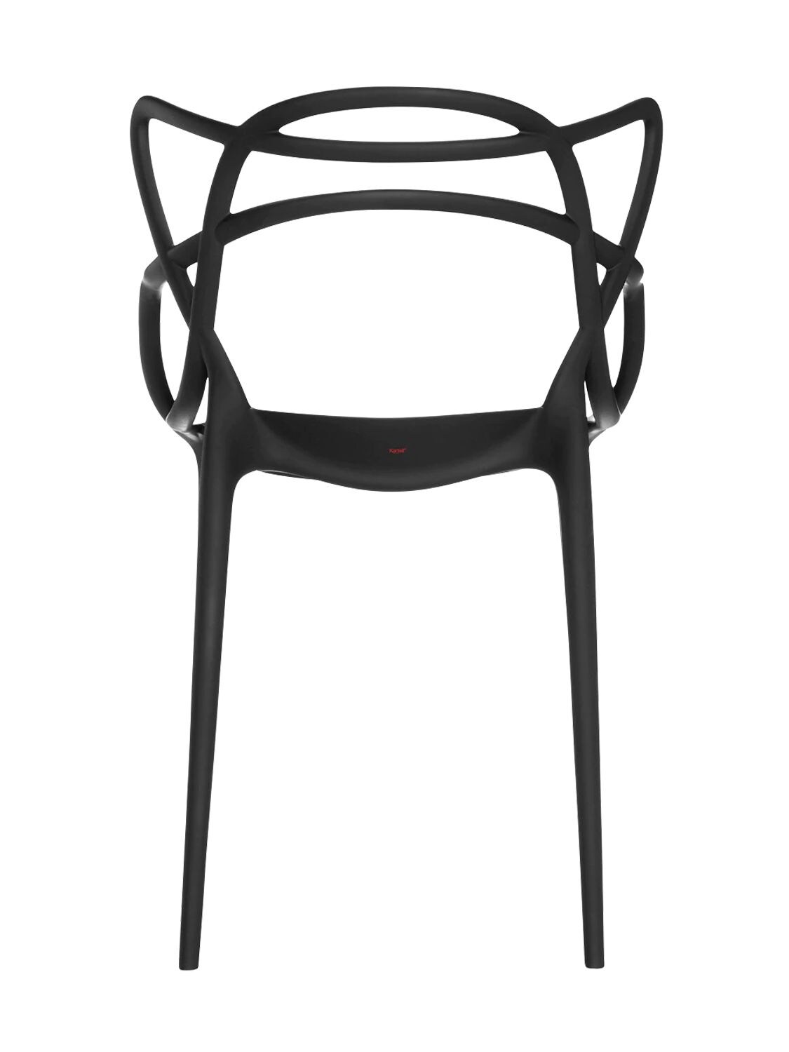 Kartell Set Of 2 Masters Chairs In Black