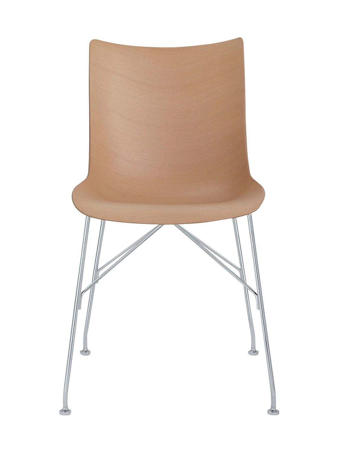 Kartell P/wood Chair In Brown