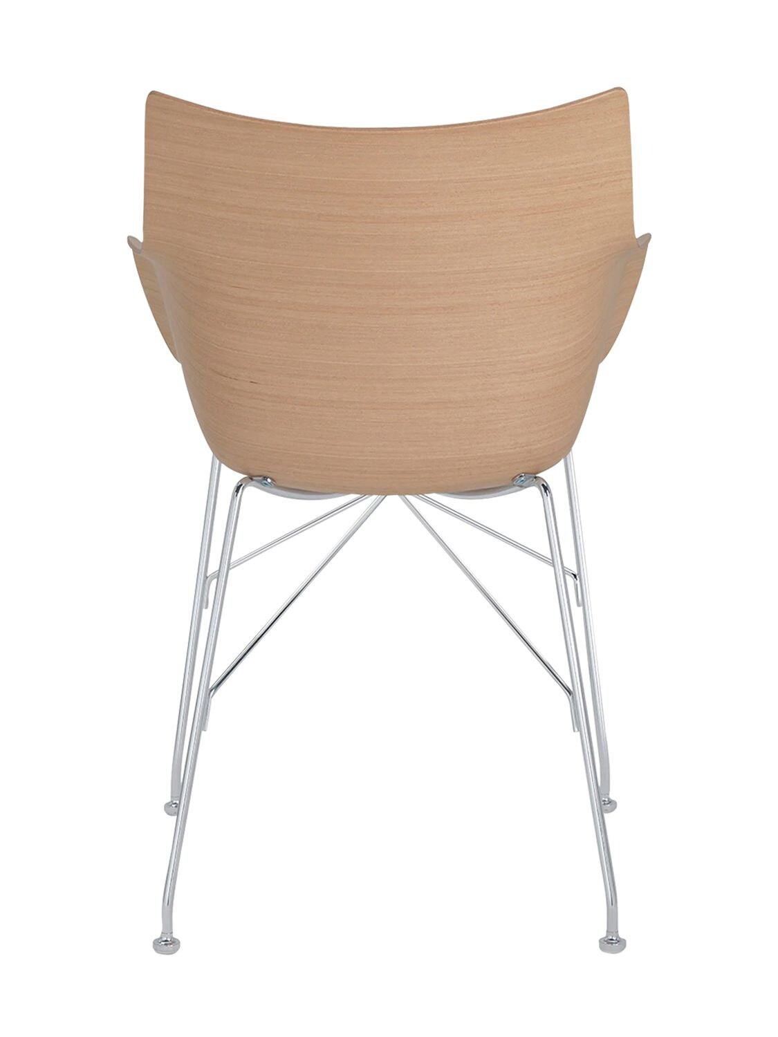 Shop Kartell Q/wood Armchair In Beige