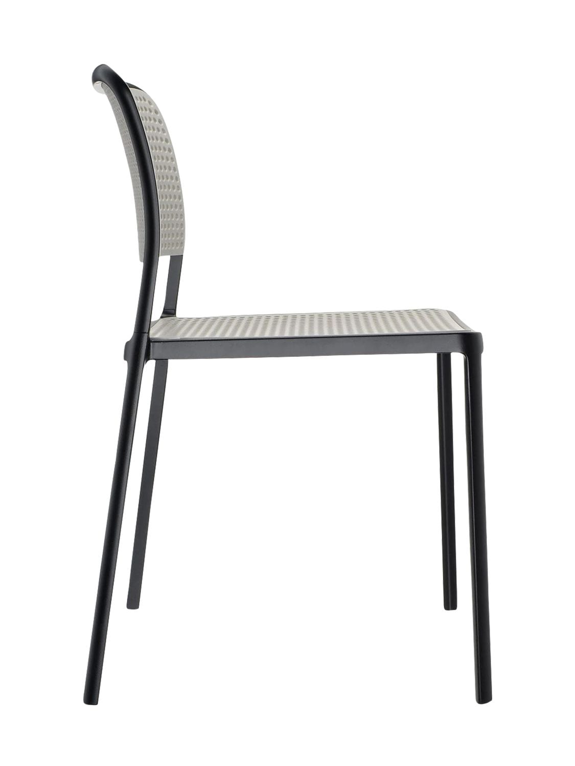 Shop Kartell Set Of 2 Audrey Outdoor Chairs In Black,grey