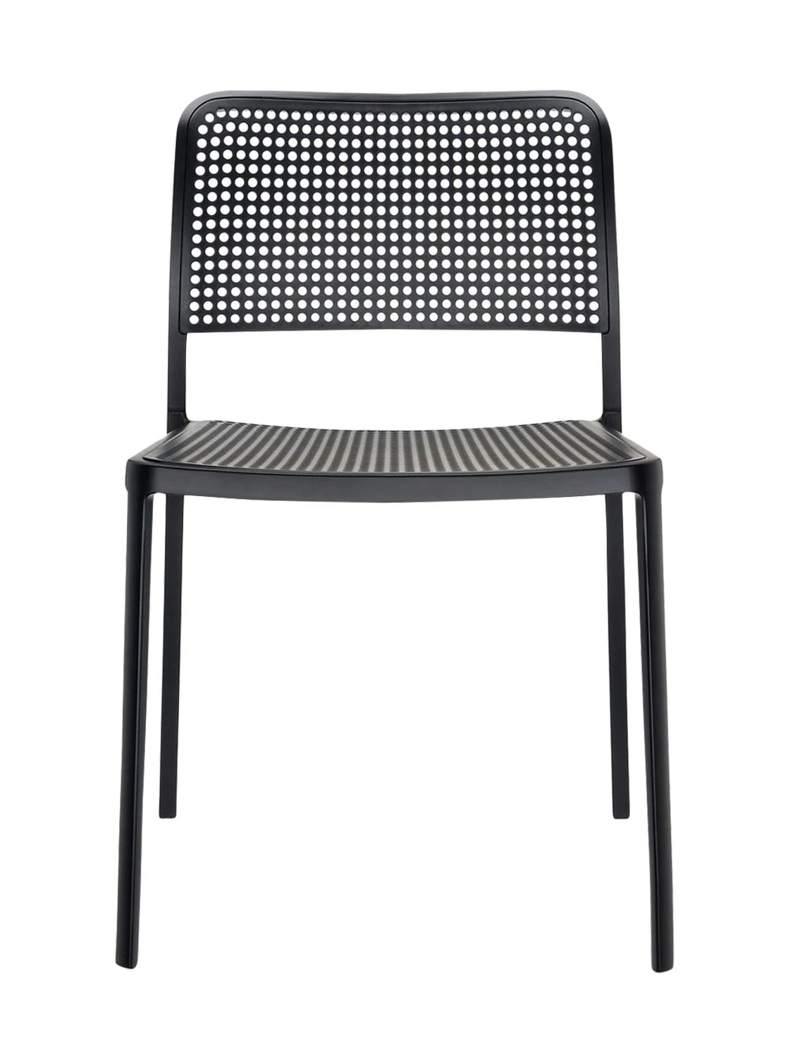 Kartell Set Of Two Audrey Chairs In Black