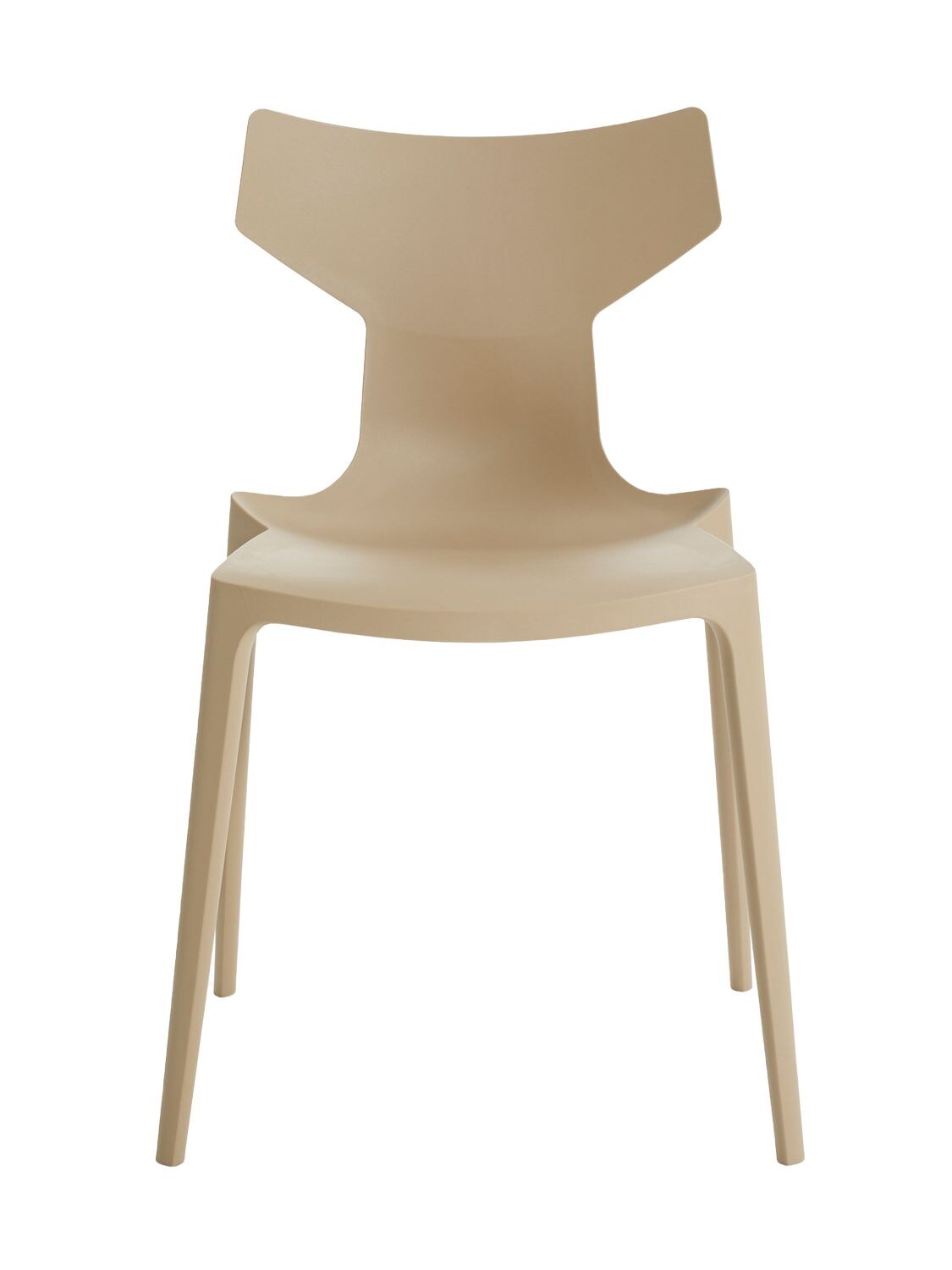 Kartell Set Of 2 Re-chair Chairs In Tortora