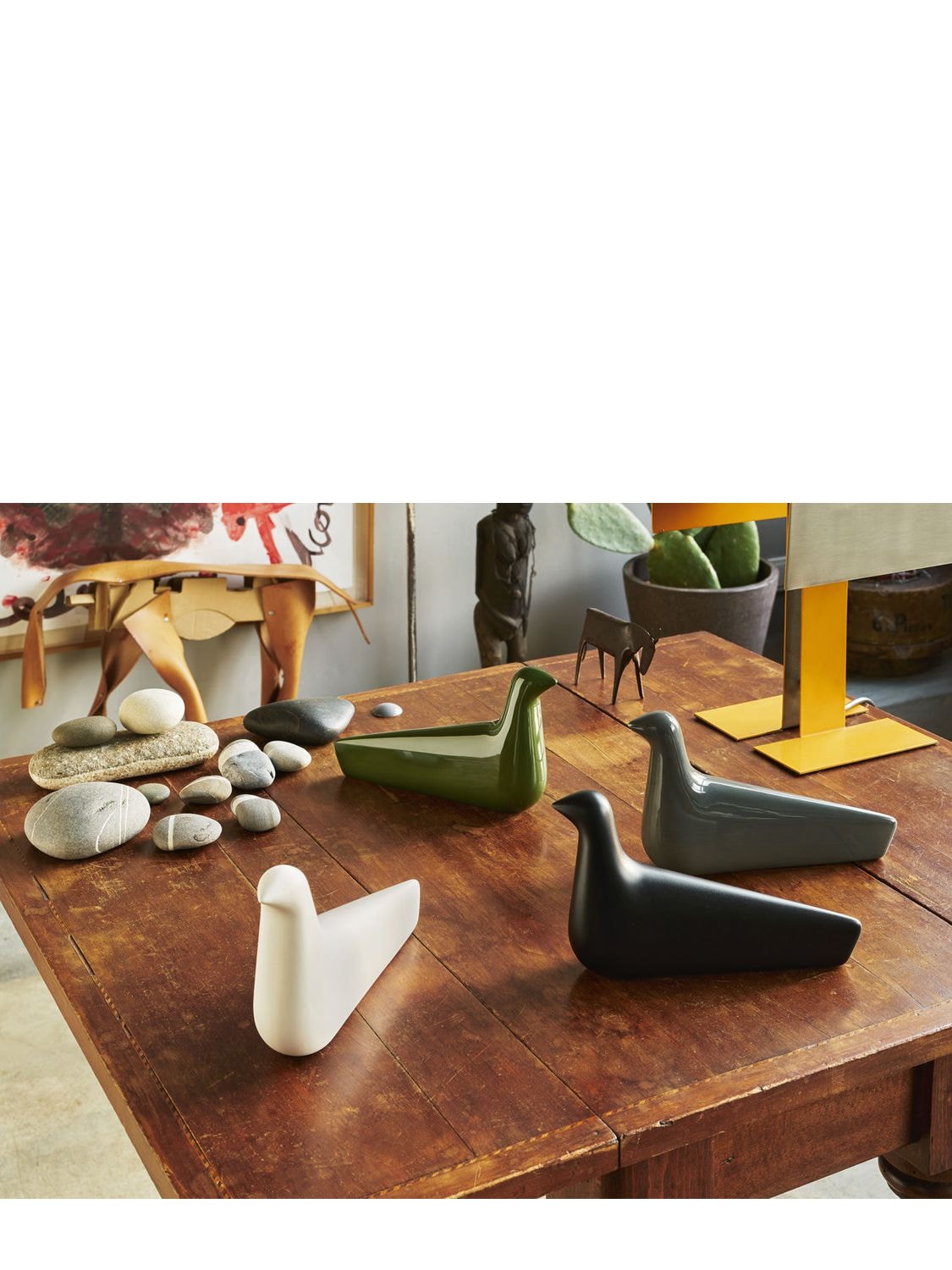 Shop Vitra L'oiseau Ceramic Decoration In Brown