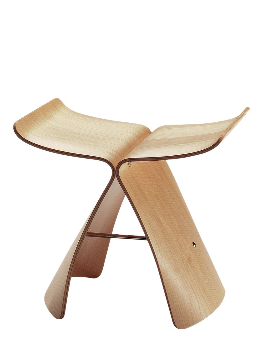 Vitra Butterfly Stool In Brown