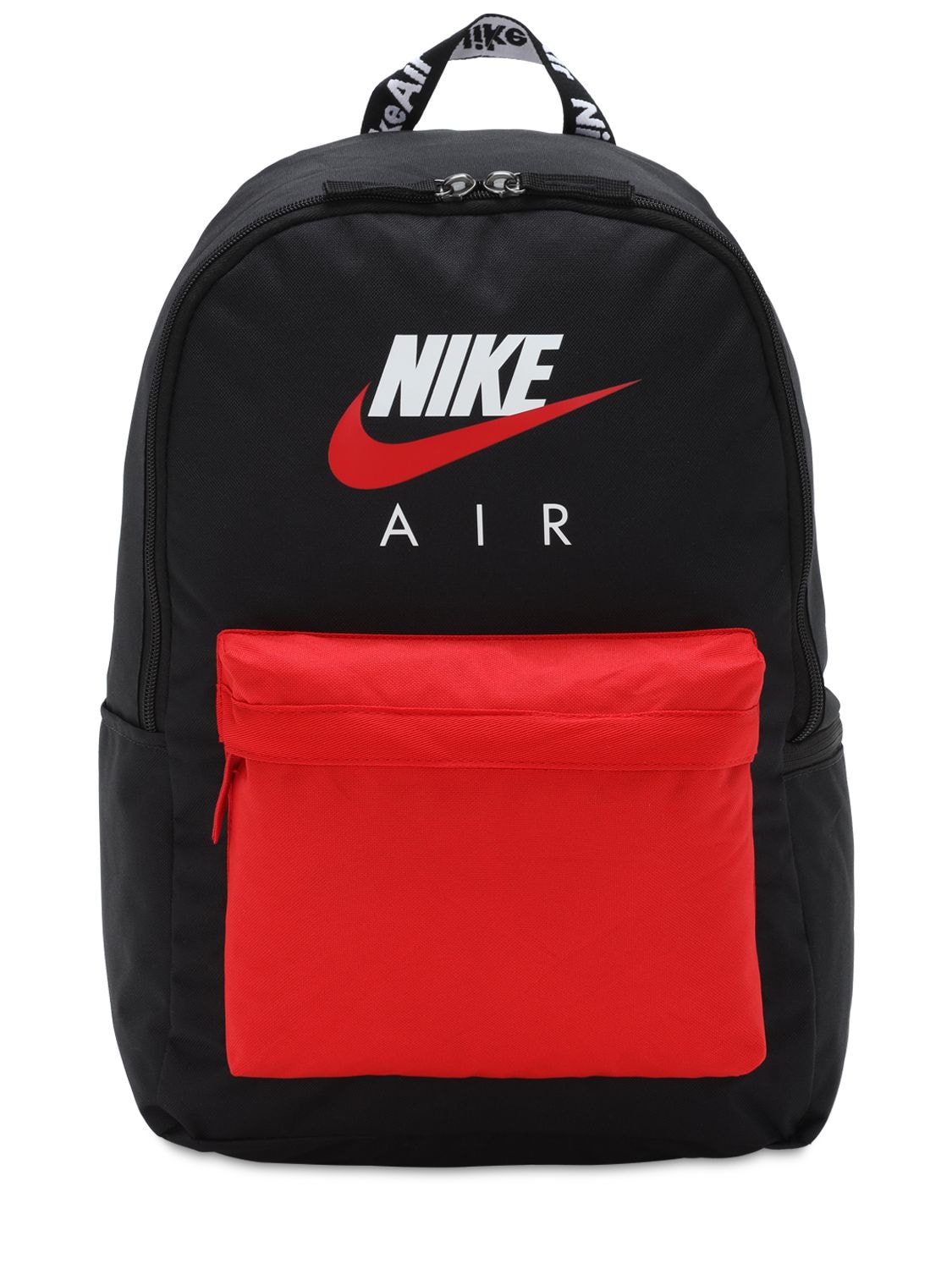 Red and black nike hot sale backpack