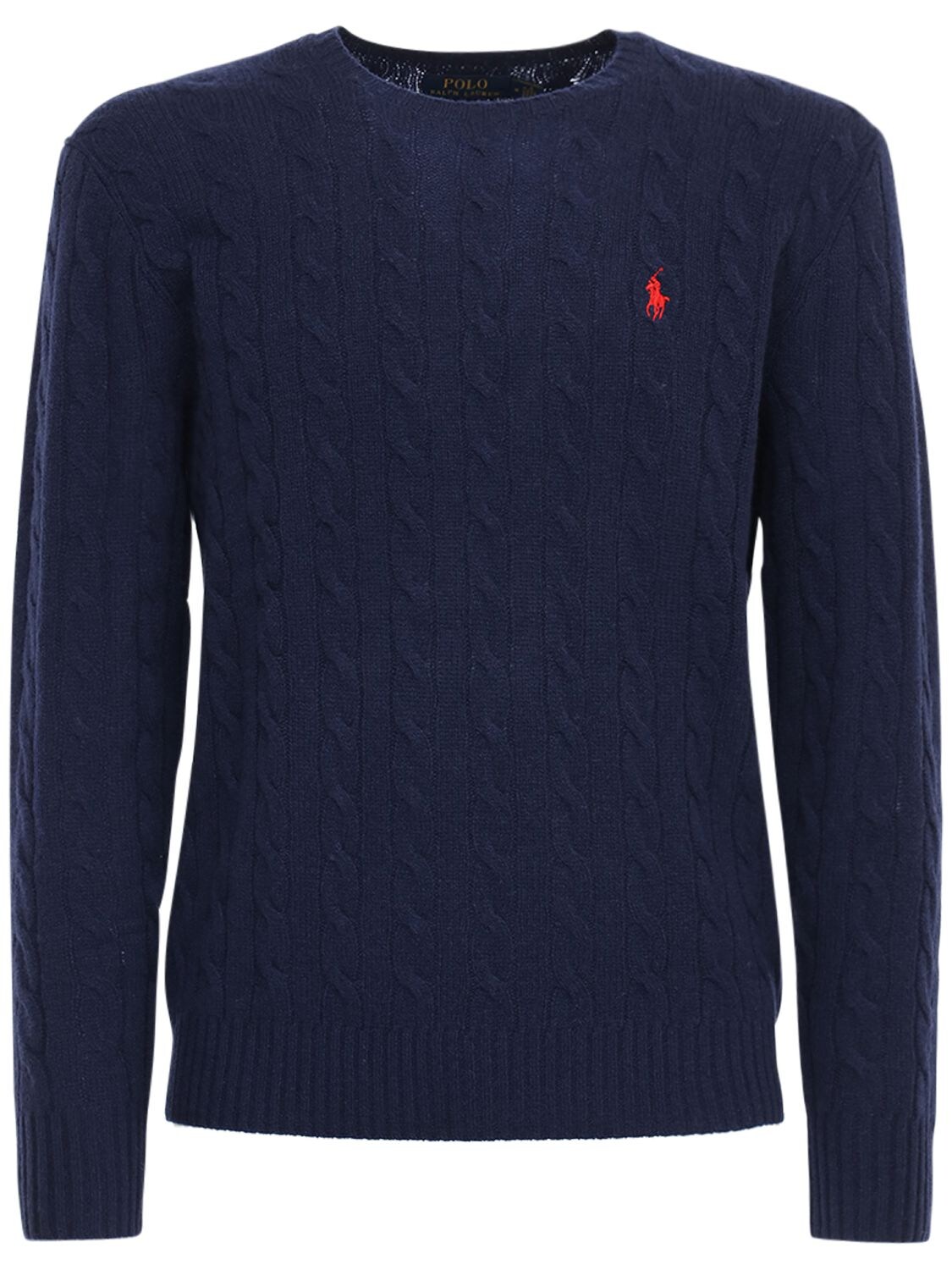 Polo Ralph Lauren Wool & Cashmere Knit Sweater In Navy