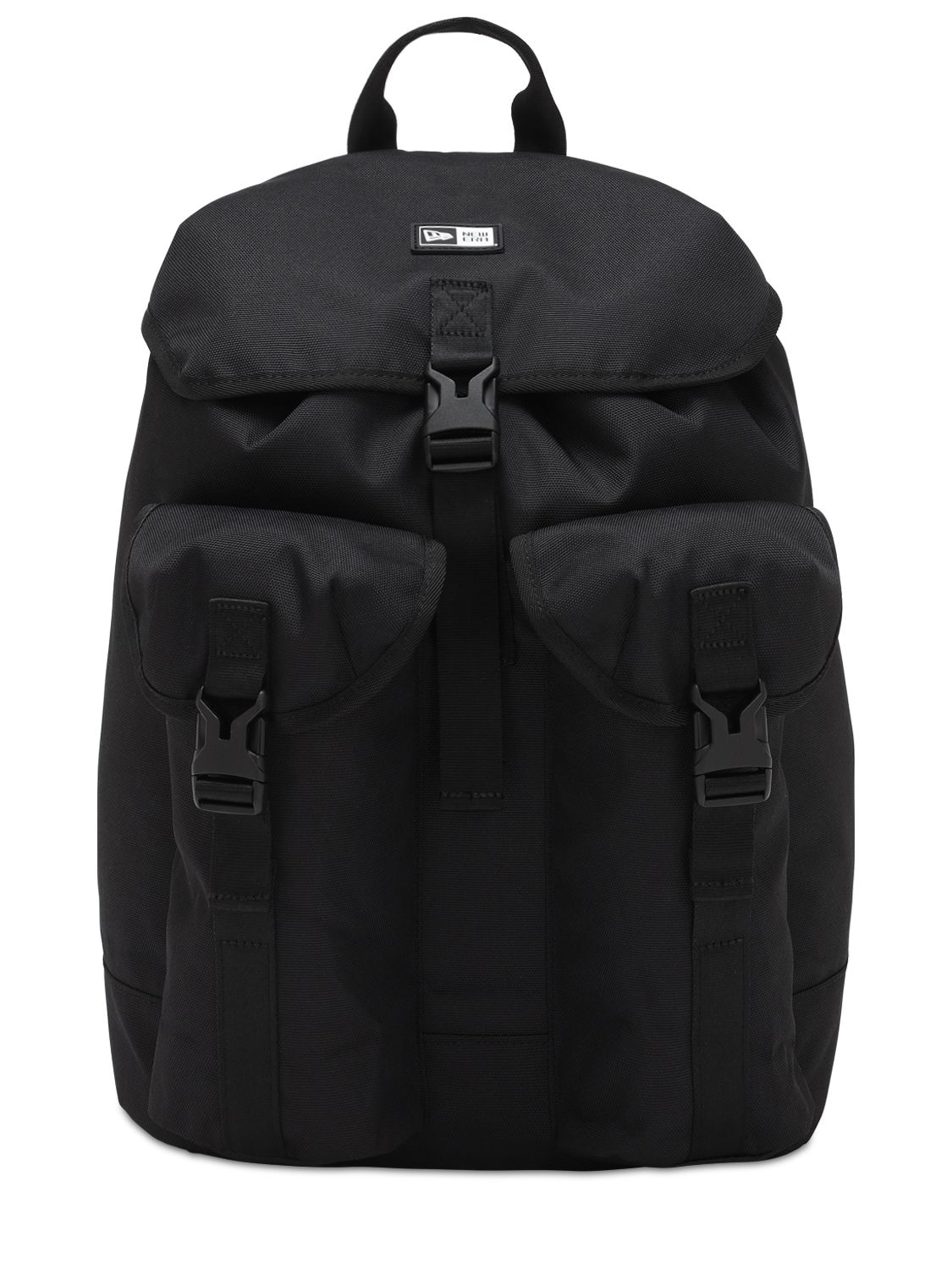 New Era Flat Top Backpack In Black