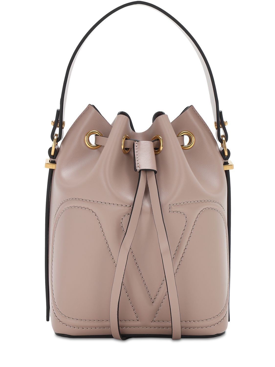 vlogo walk calfskin bucket bag