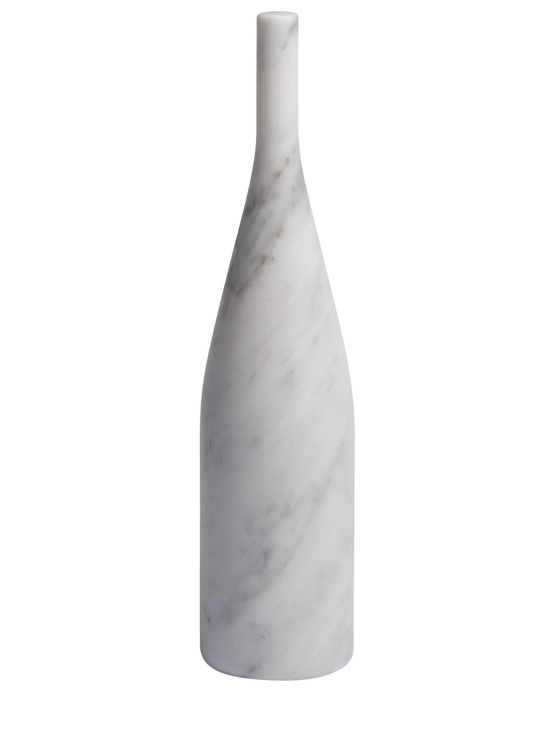 SALVATORI WHITE CARRARA MARBLE BOTTLE,72IWA5010-QKLBTKNPIENBULJBUKE1