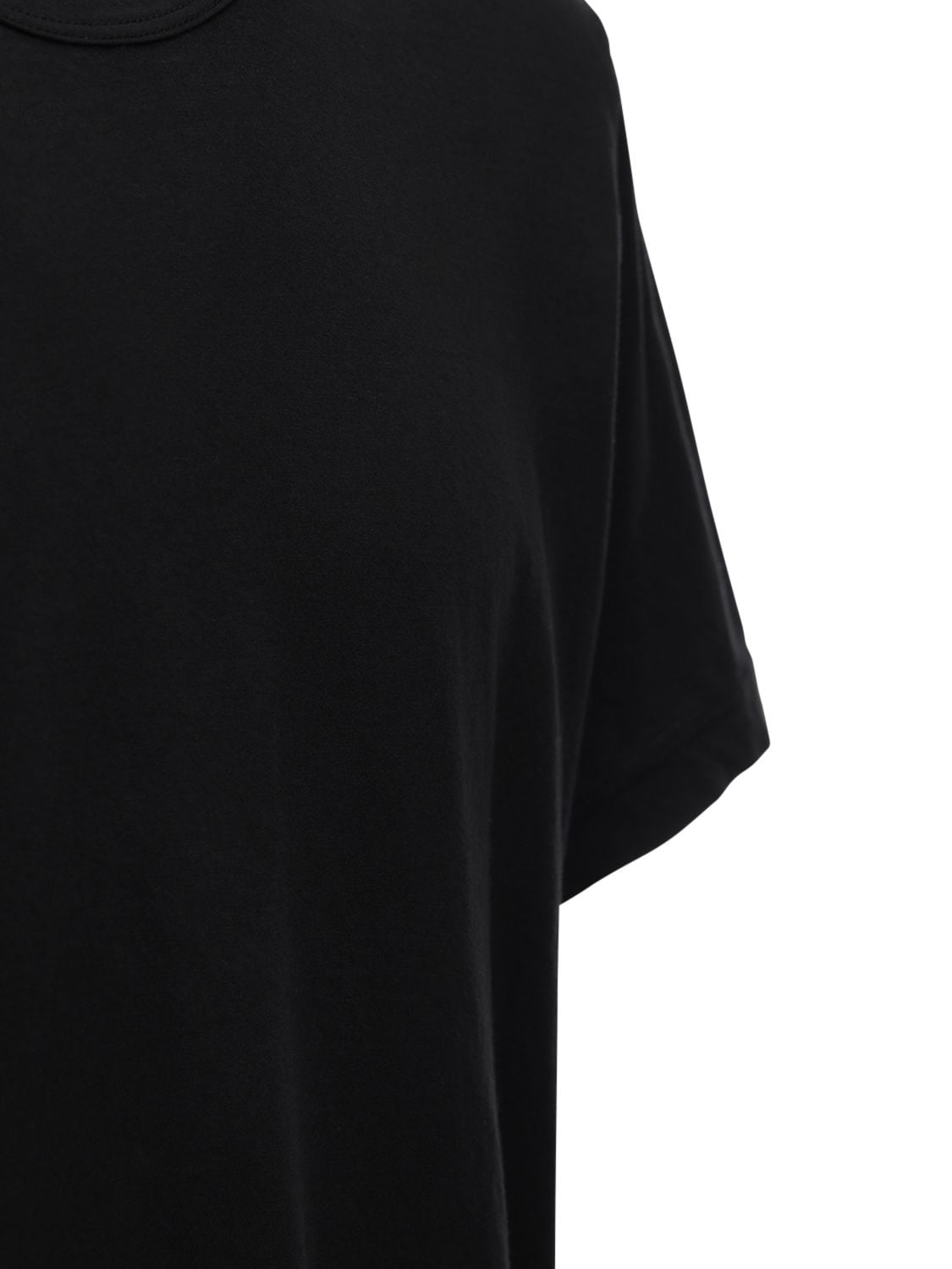Shop James Perse Lightweight Cotton Jersey T-shirt In Black