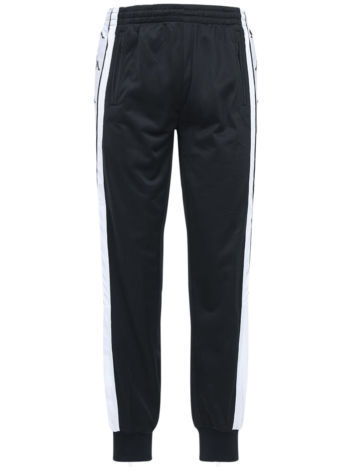 Kappa Black '222 Banda Astoria' Sports Pants In Black,white