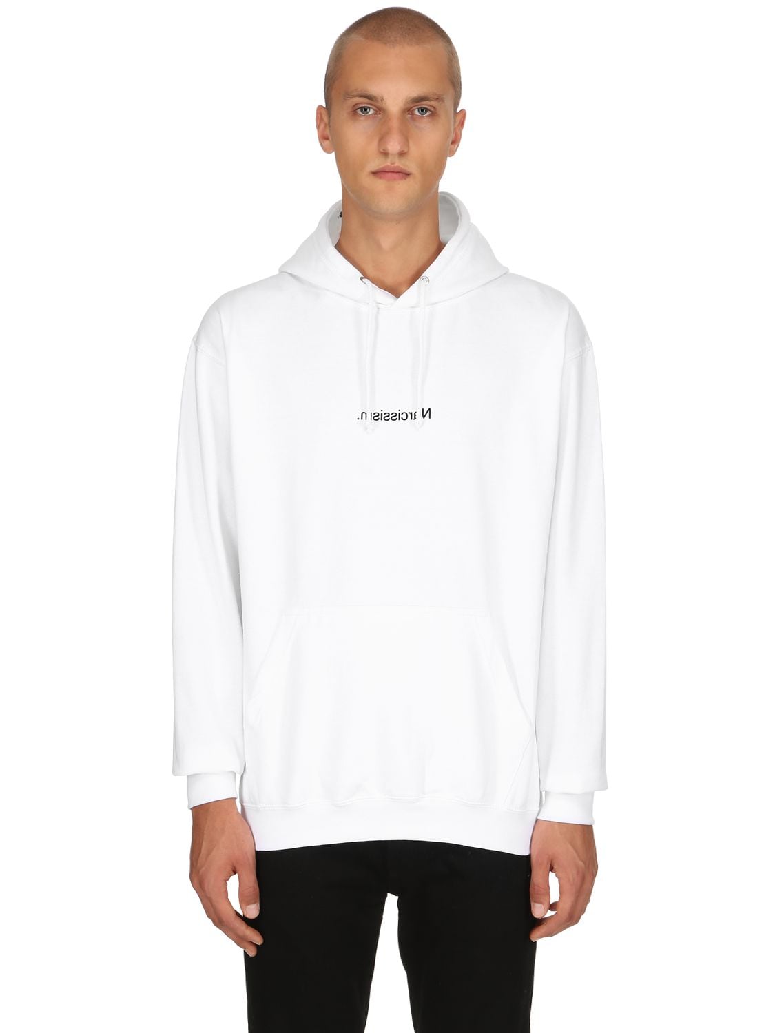 Famt - Fuck Art Make Tees Narcissism Sweatshirt Hoodie In White
