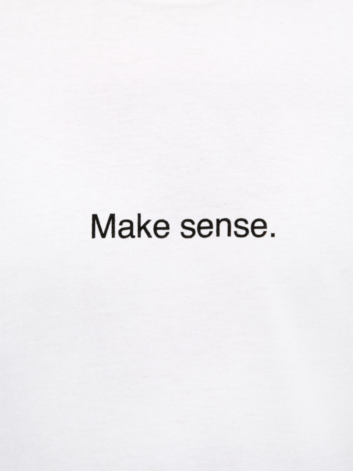 Famt - Fuck Art Make Tees Make Sense Cotton Jersey T-shirt In