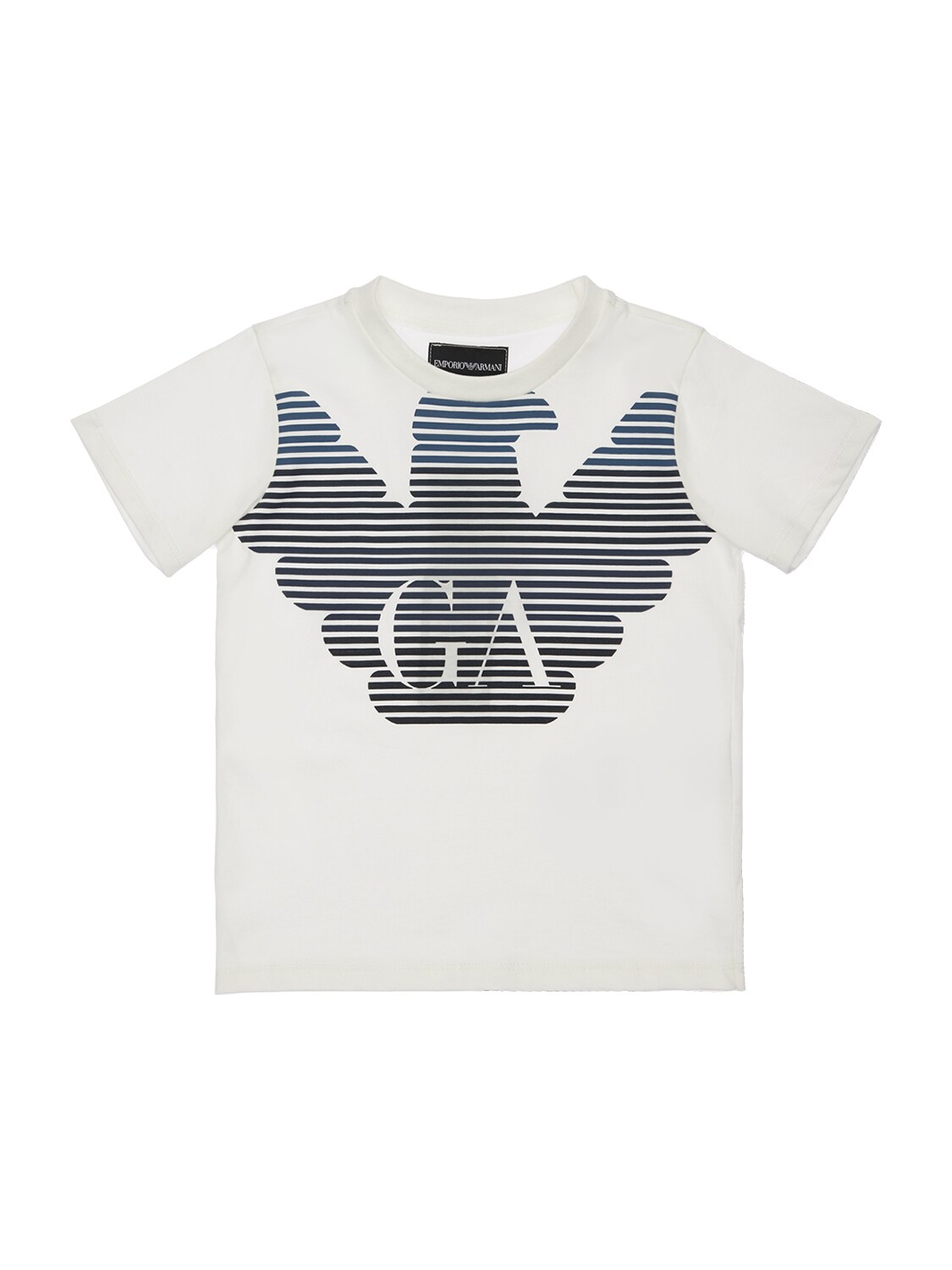 EMPORIO ARMANI COTTON JERSEY T-SHIRT,72IWJU031-MDEWMQ2