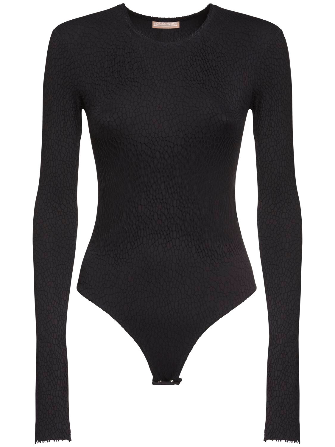 FANTABODY BARBARA TECH MESH BODYSUIT,72IWQY004-QKXBQ0S1