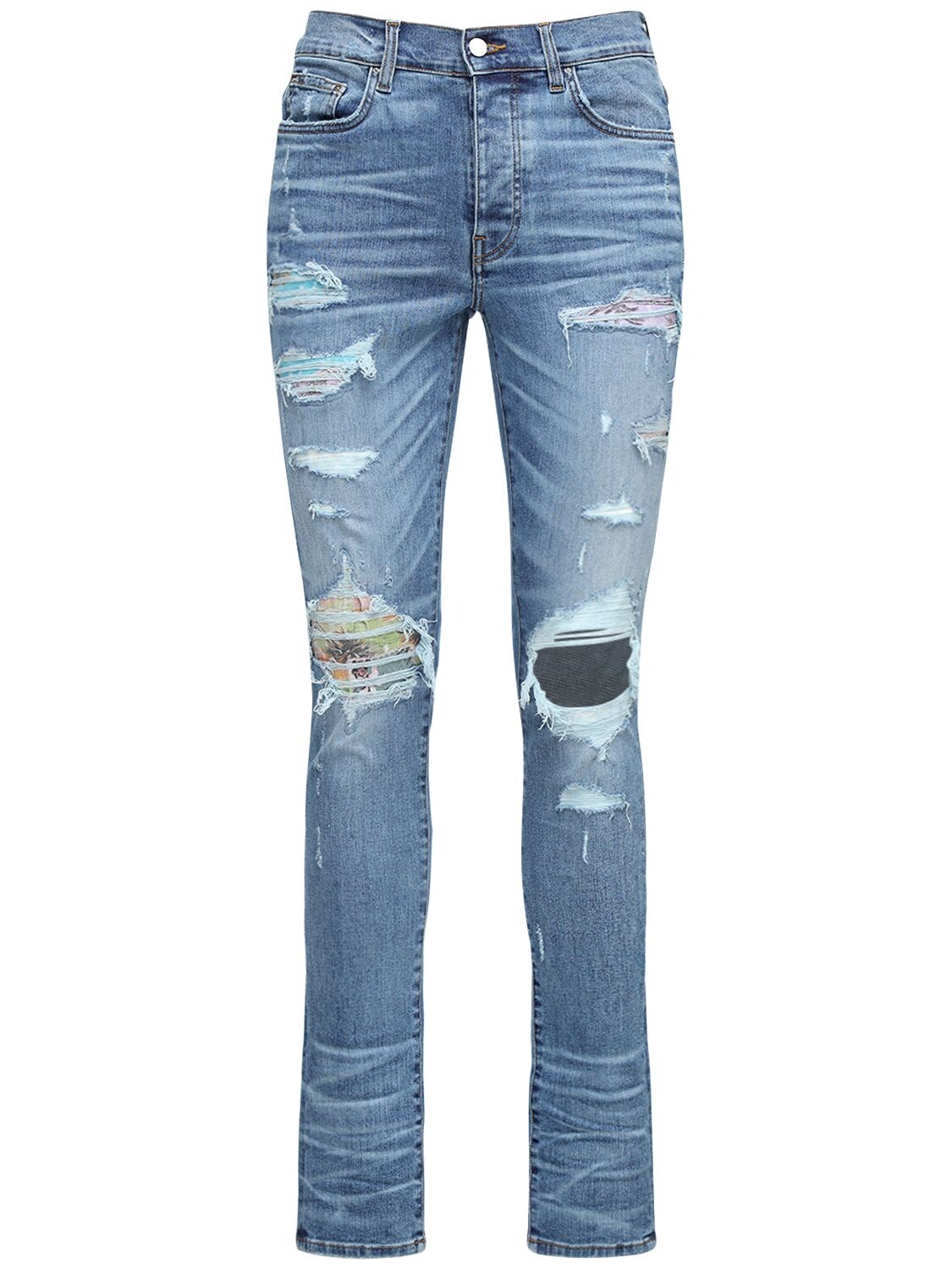amiri hawaiian patch jeans