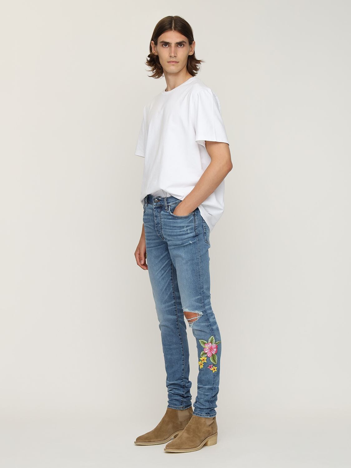 amiri jeans t shirt