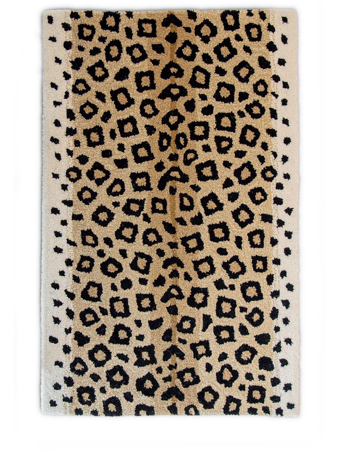 Studio Maleki Leopard Pattern Wool Rug In Multicolor