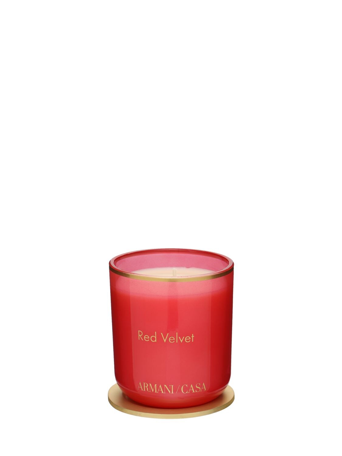 Shop Armani/casa Pegaso Scented Candle In Red
