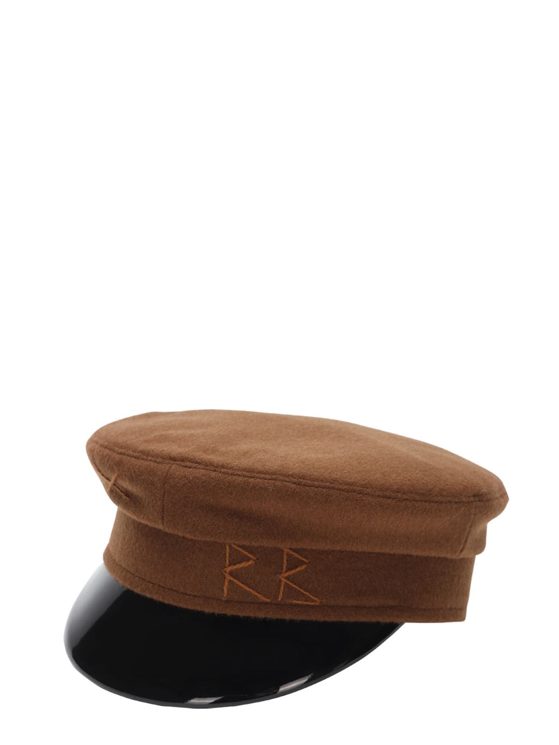 RUSLAN BAGINSKIY WOOL BAKER BOY CAP,72IX4N004-QLJPV041