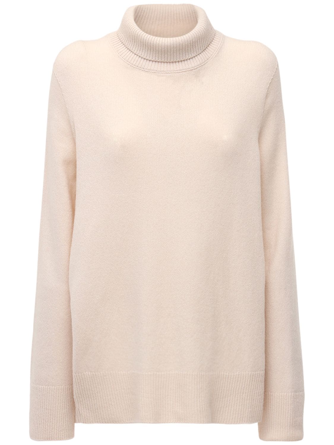 The Row - Wool & cashmere knit turtleneck sweater - Beige | Luisaviaroma