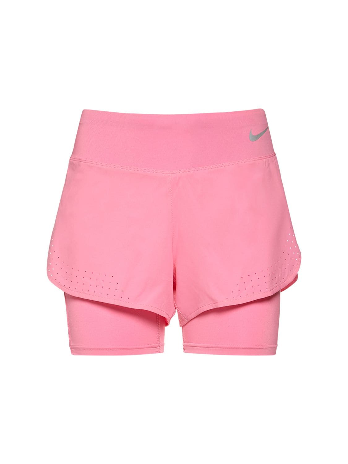 Nike Eclipse 2-in-1 Running Shorts In Pink Glow
