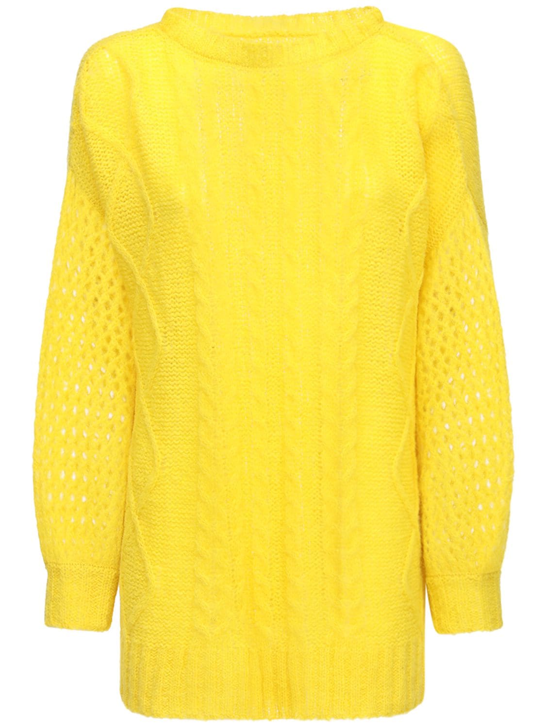 Gudrun & Gudrun Aphrodite Alpaca Blend Knit Sweater In Yellow