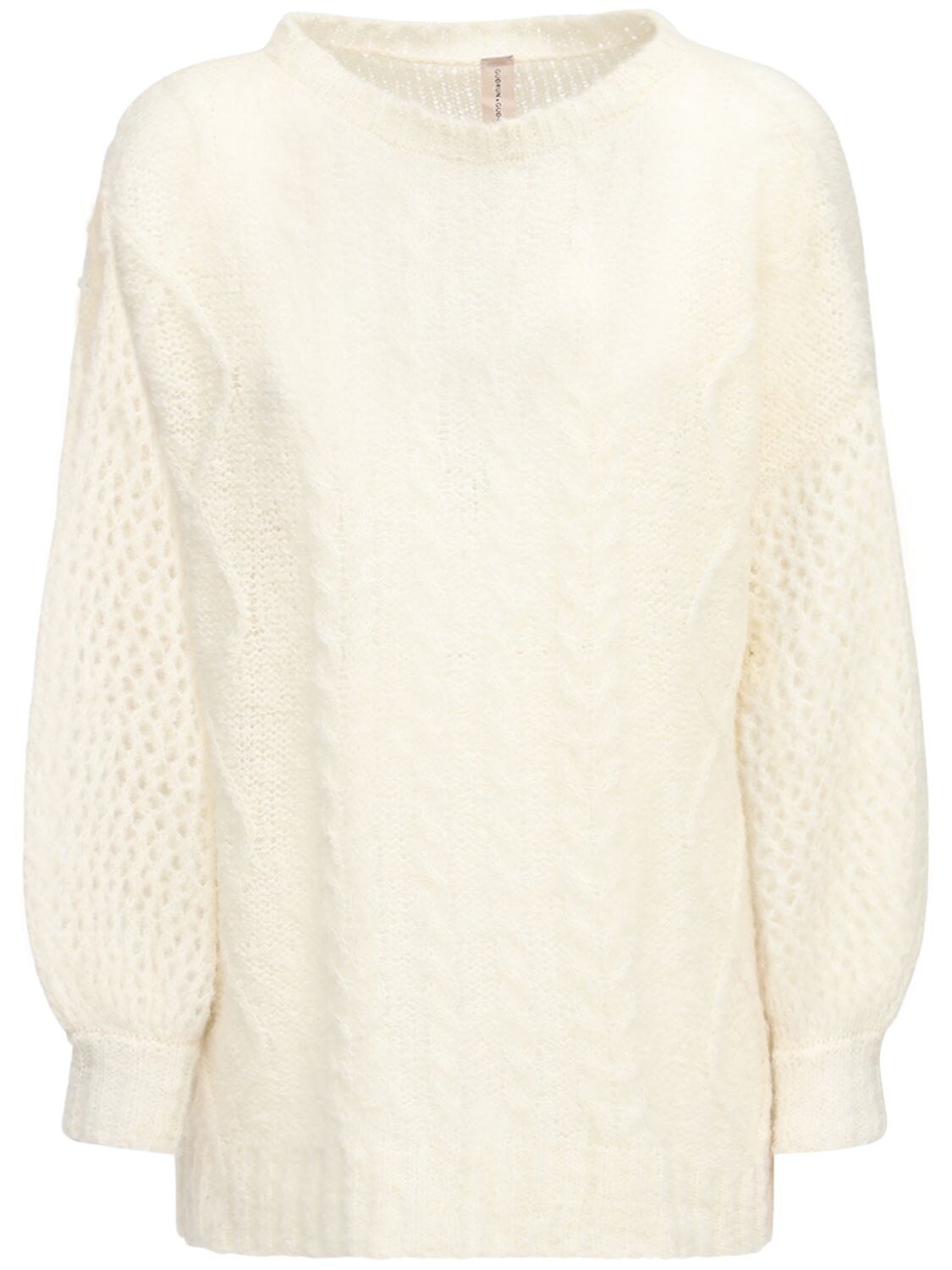 Gudrun & Gudrun Aphrodite Alpaca Blend Knit Sweater In White