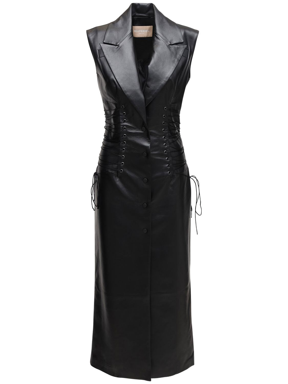 long black vest dress
