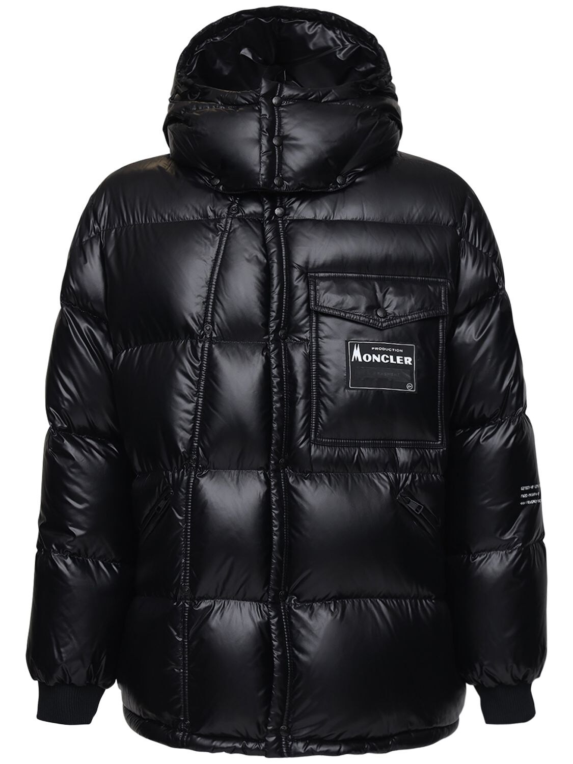 moncler fragment leather jacket