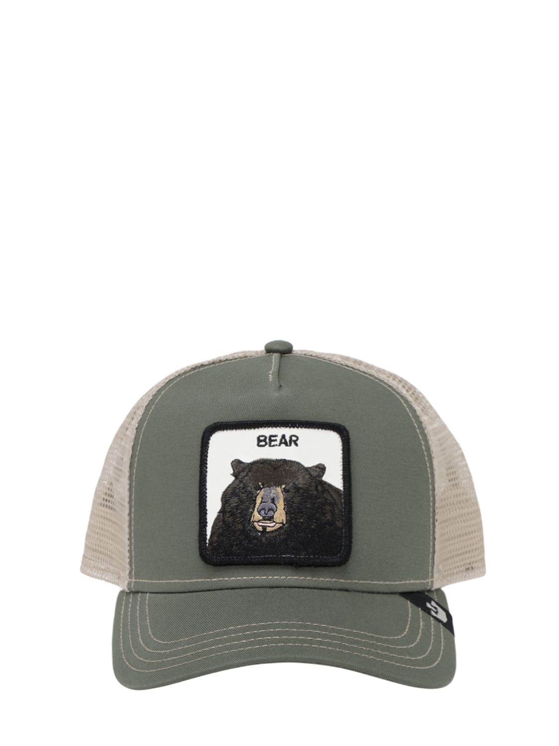 Goorin Bros Drew Bear Patch Trucker Hat In Green