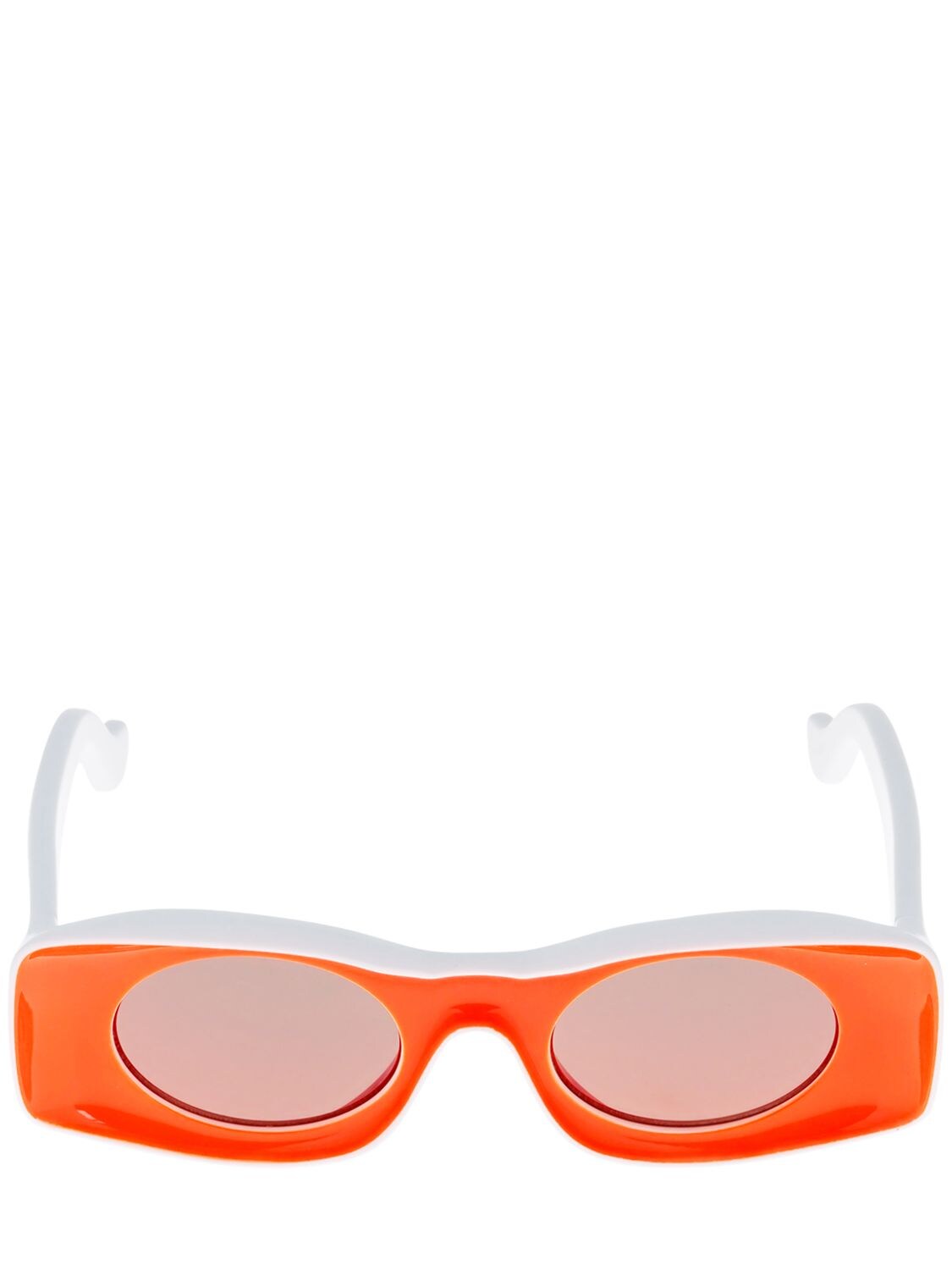 Loewe Paula's Ibiza Original Acetate Sunglasse In Orange,white