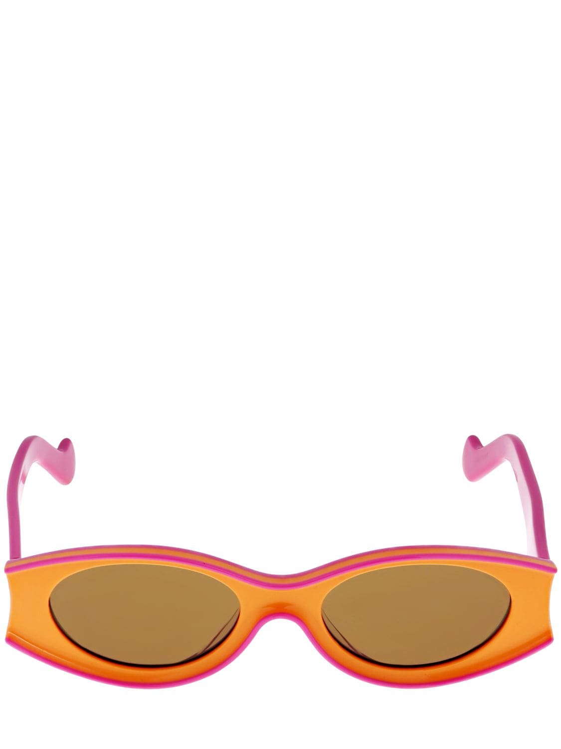 Loewe Paula's Ibiza Evolution Acetate Sunglass In Orange,pink