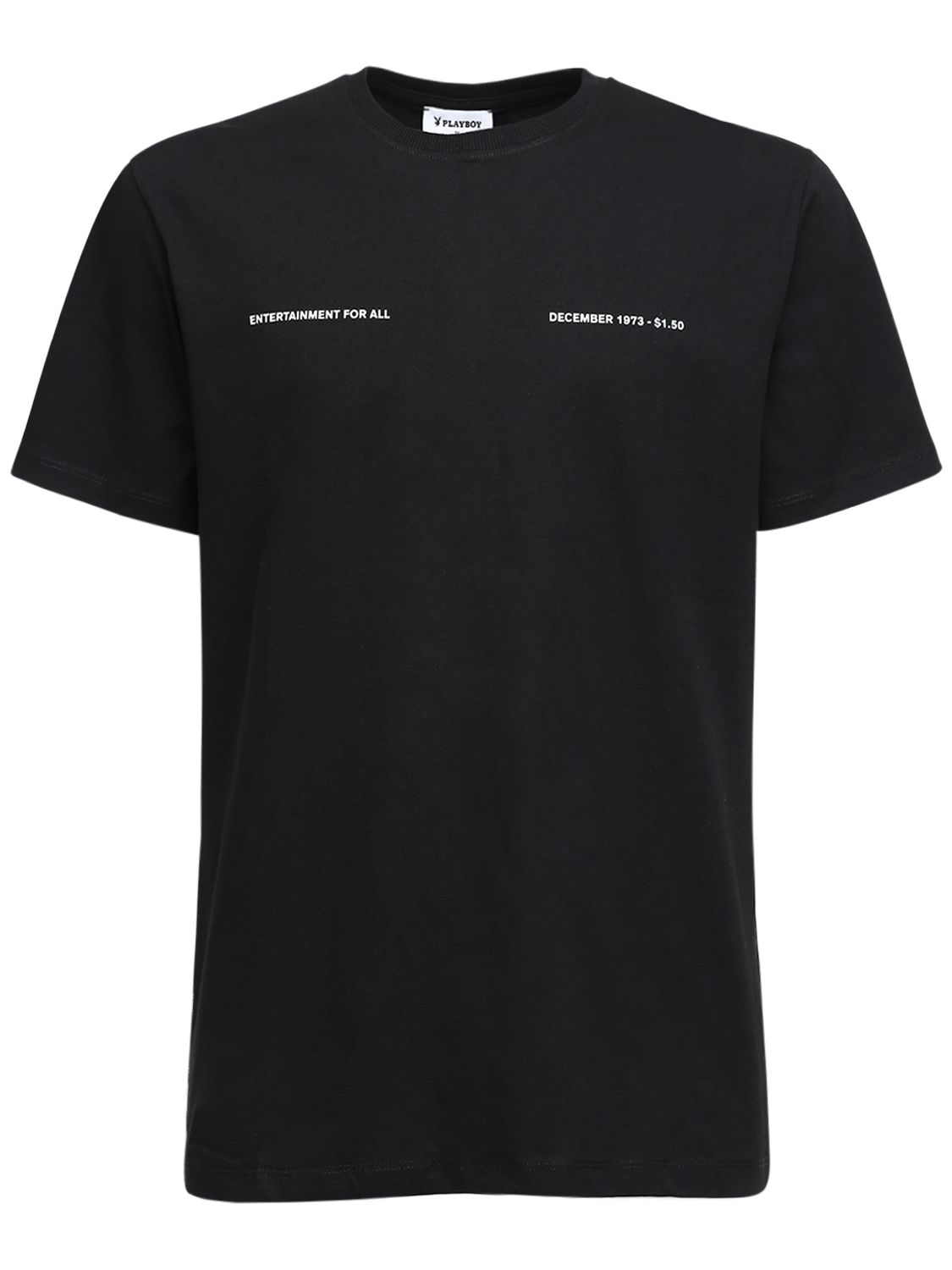 Baumwoll-t-shirt Mit Druck