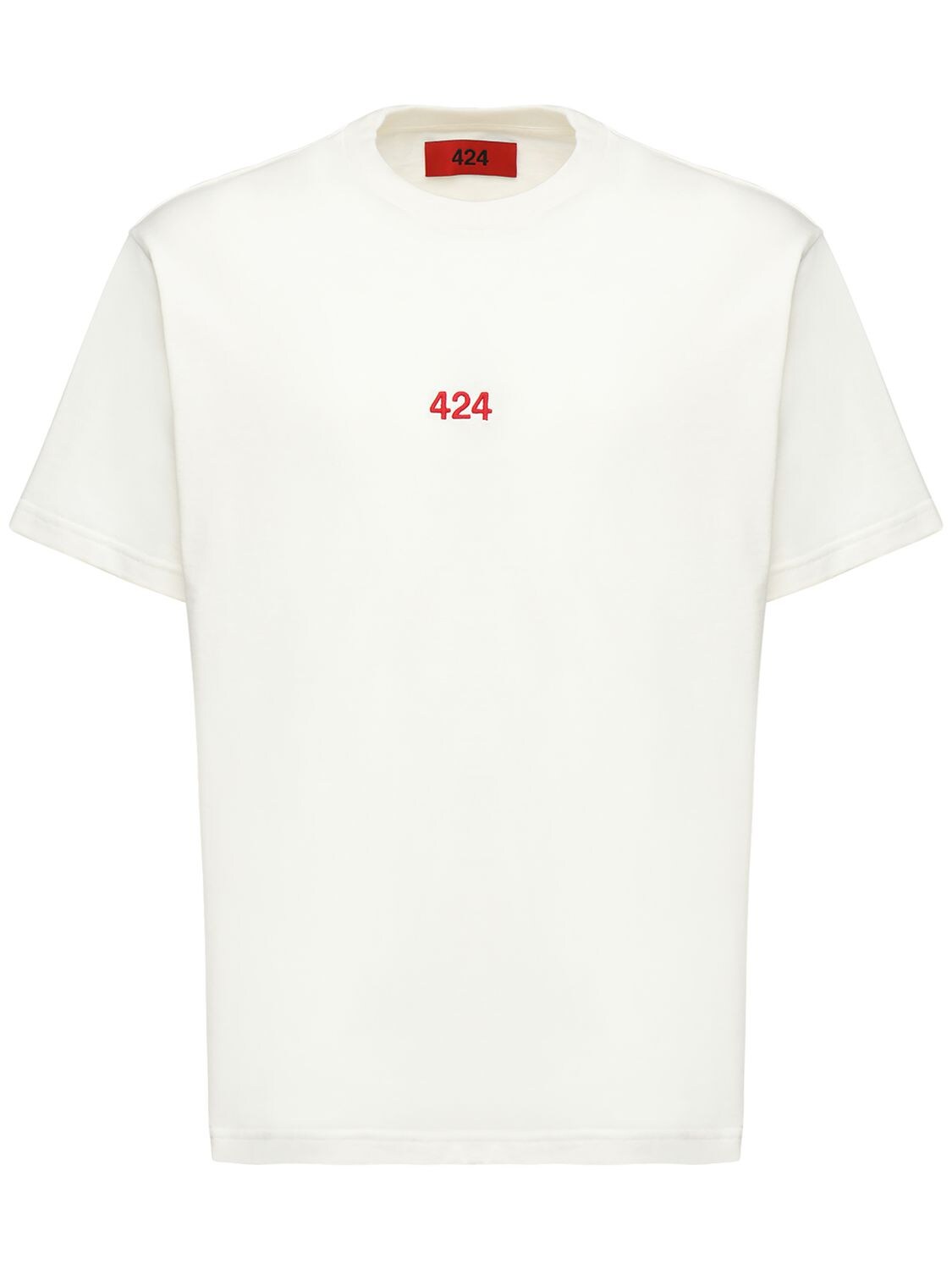 424 LOGO COTTON T-SHIRT,72IXGQ003-V0HJVEU1