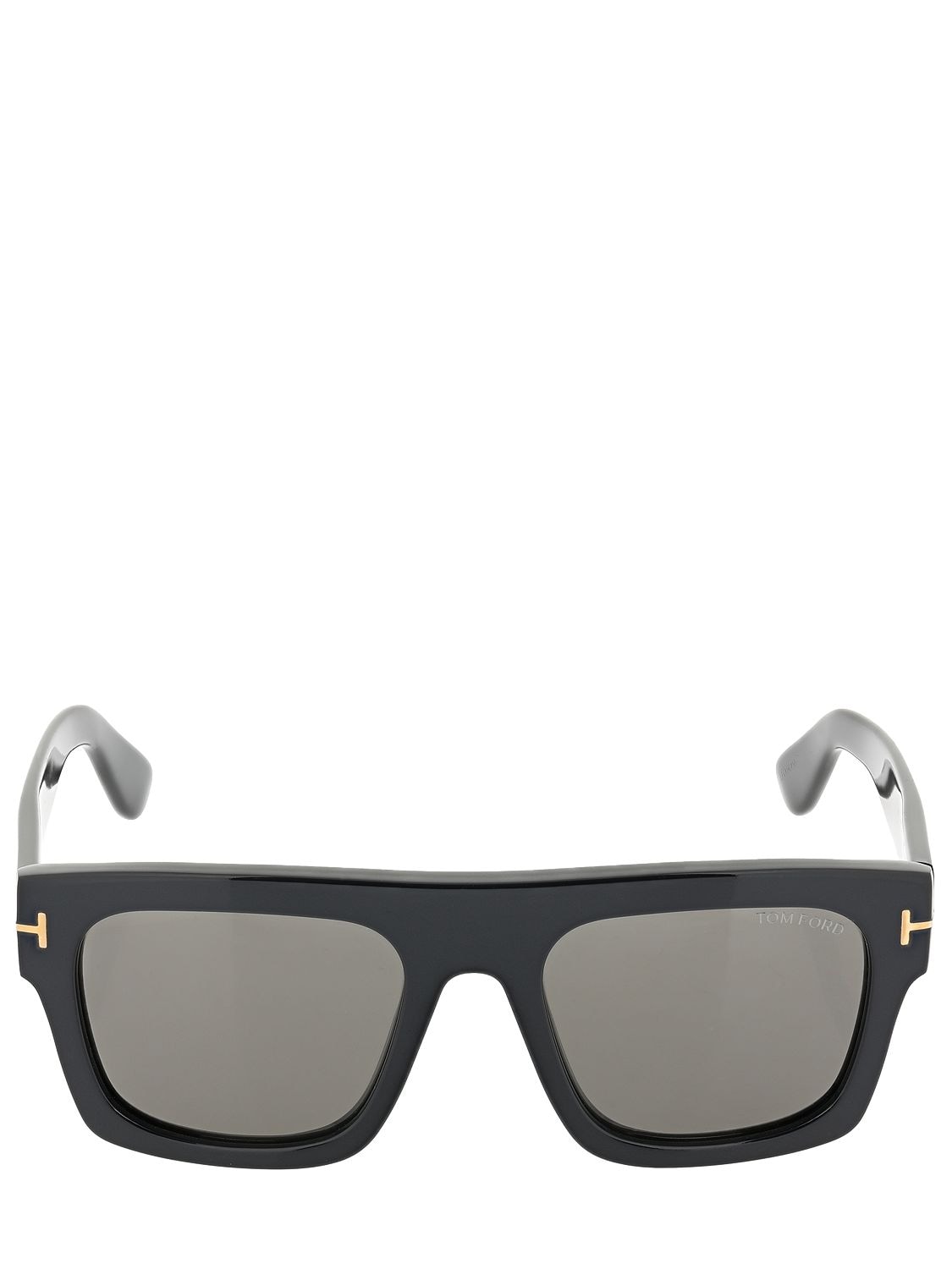 Tom Ford Fausto M Ft0711 01a Square Sunglasses In Black,smoke