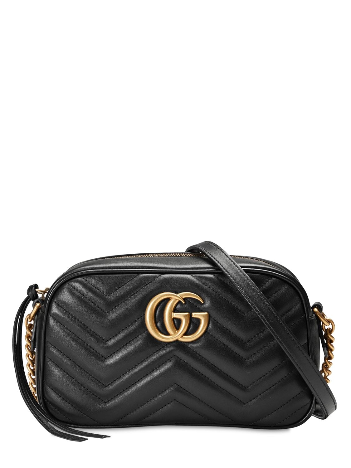 Image of Gg Marmont Leather Camera Bag