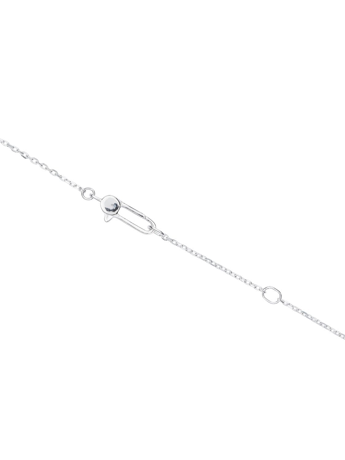 Shop Gucci 48cm  Heart Necklace In Silver
