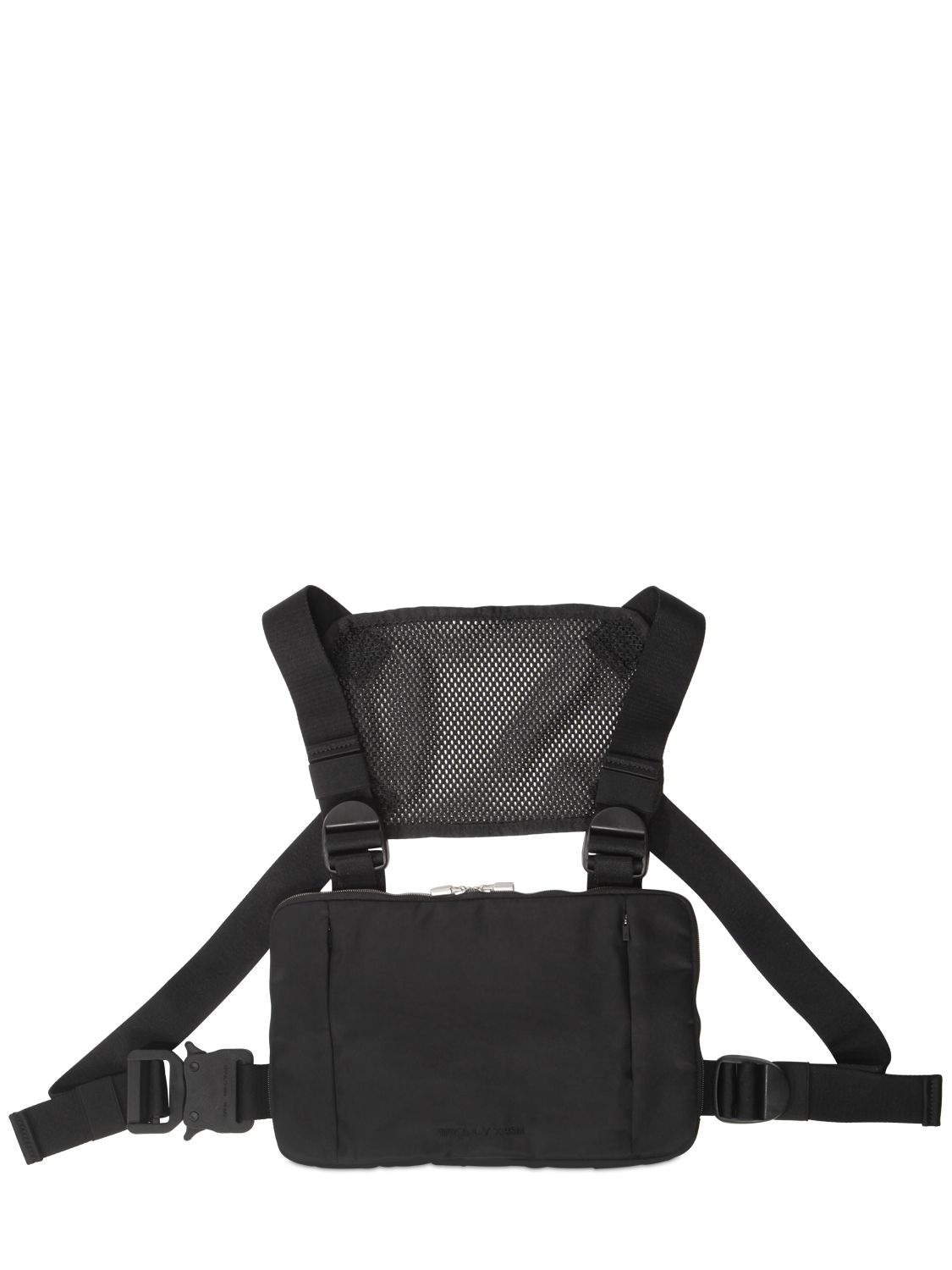 Alyx Nylon Chest Rig Bag In Black
